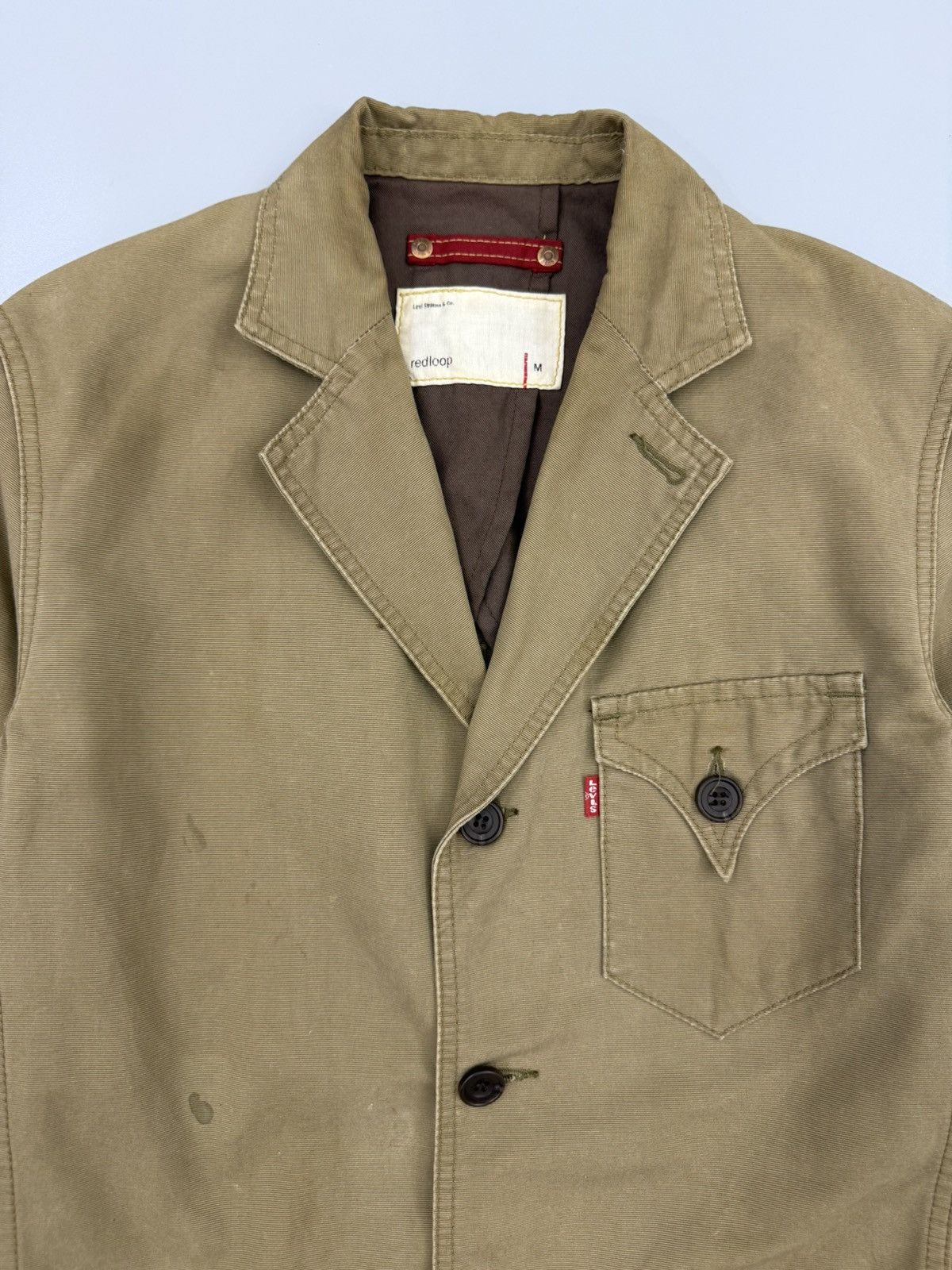 Levi's Vintage 2000s Levis Redloop Iconic Arc Pocket Duck Cotton Size US M / EU 48-50 / 2 - 11 Thumbnail