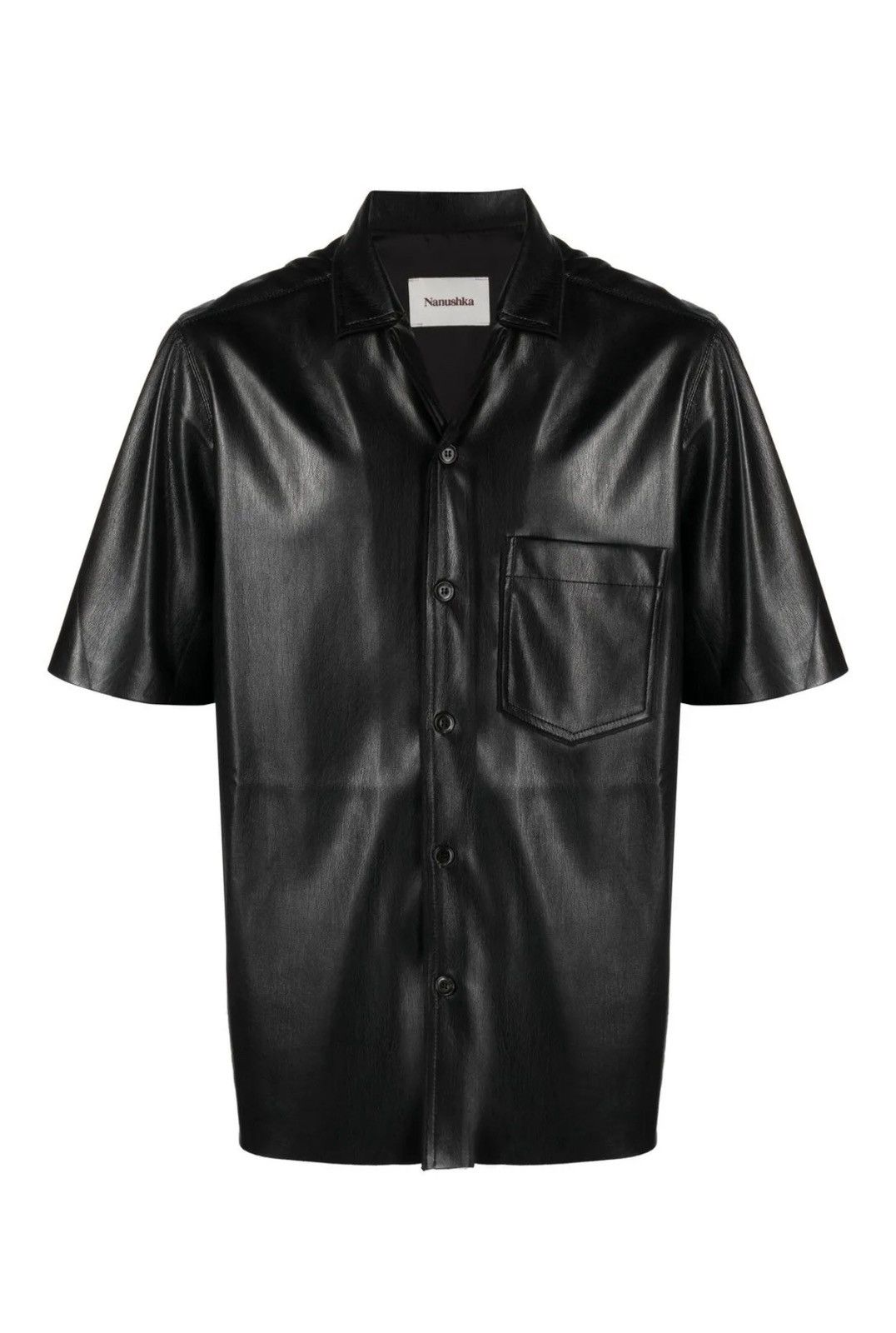 Nanushka Nanushka Camp faux-leather shirt Size Medium Size US M / EU 48-50 / 2 - 7 Thumbnail