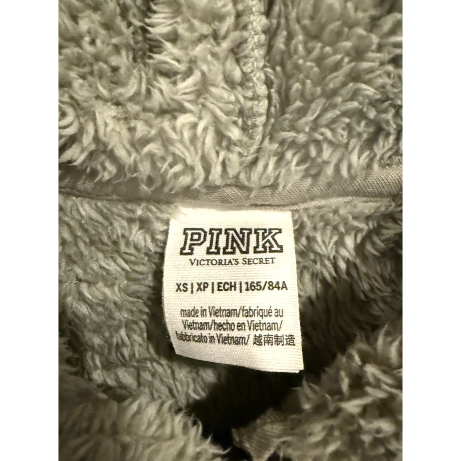 Victoria's Secret PINK by Victoria’s Secret Hoodie XS Green Half Zip Pullover Sherpa Fur Hooded Pullover Womens XS Size XS / US 0-2 / IT 36-38 - 3 Thumbnail