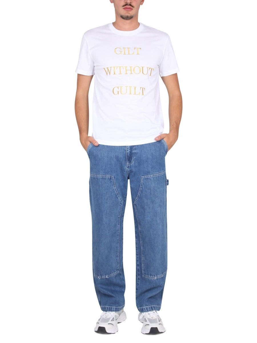 Moschino o1y0225 T-Shirt in White Size US S / EU 44-46 / 1 - 4 Thumbnail