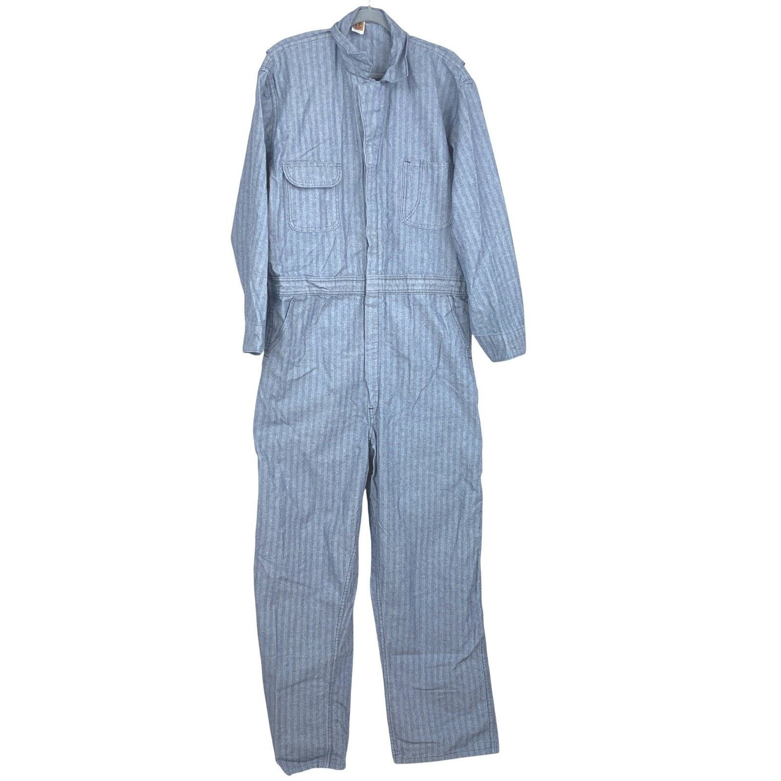 Vintage Mens BIG BEN Coveralls (48R) Herringbone Cotton Utility Size US 44 / EU 60 - 1 Thumbnail