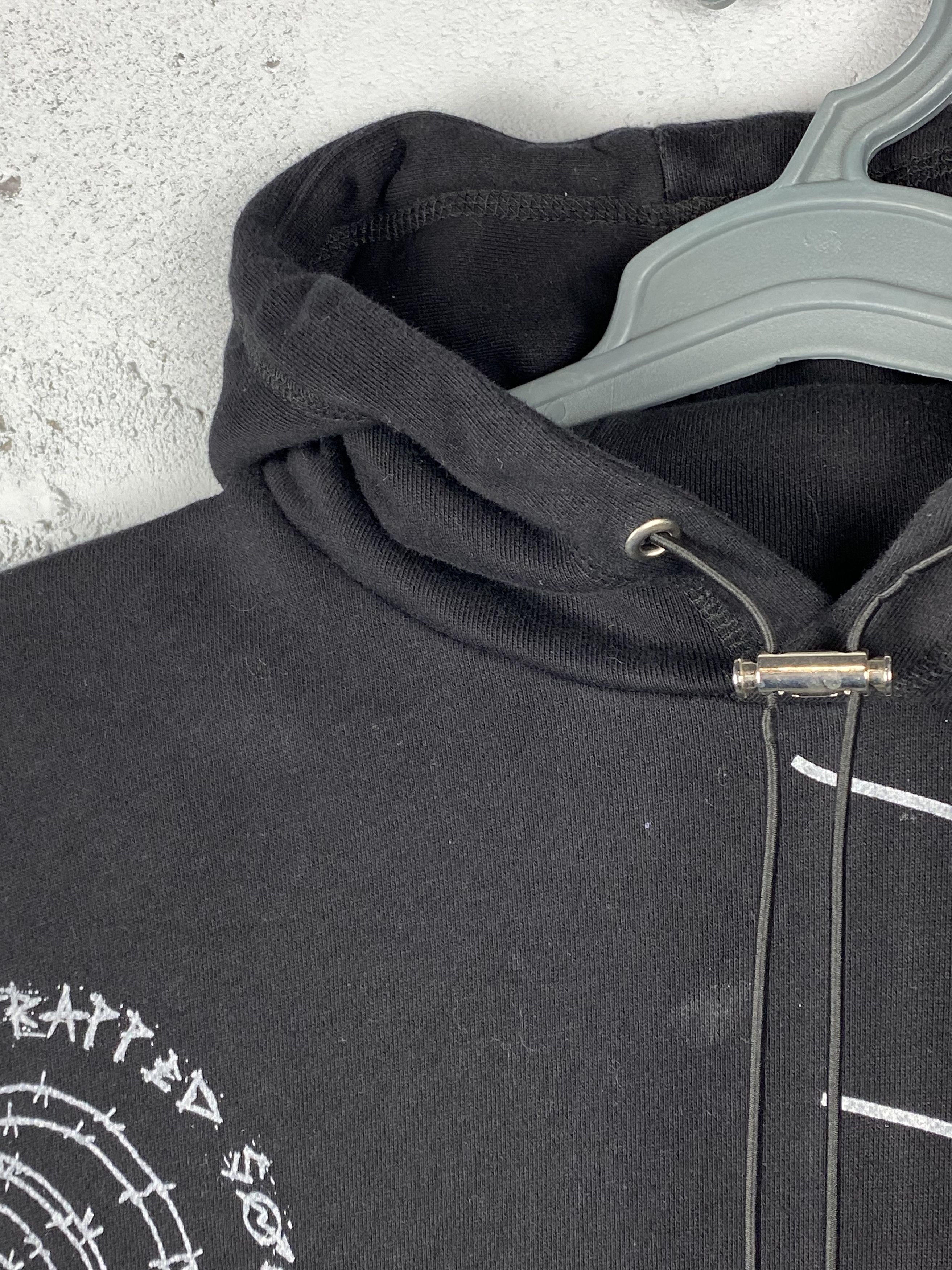 Rap Tees × Vintage Lil Skies Merch Overprint Hoodie AOP Oversized Rap Size US XS / EU 42 / 0 - 11 Thumbnail
