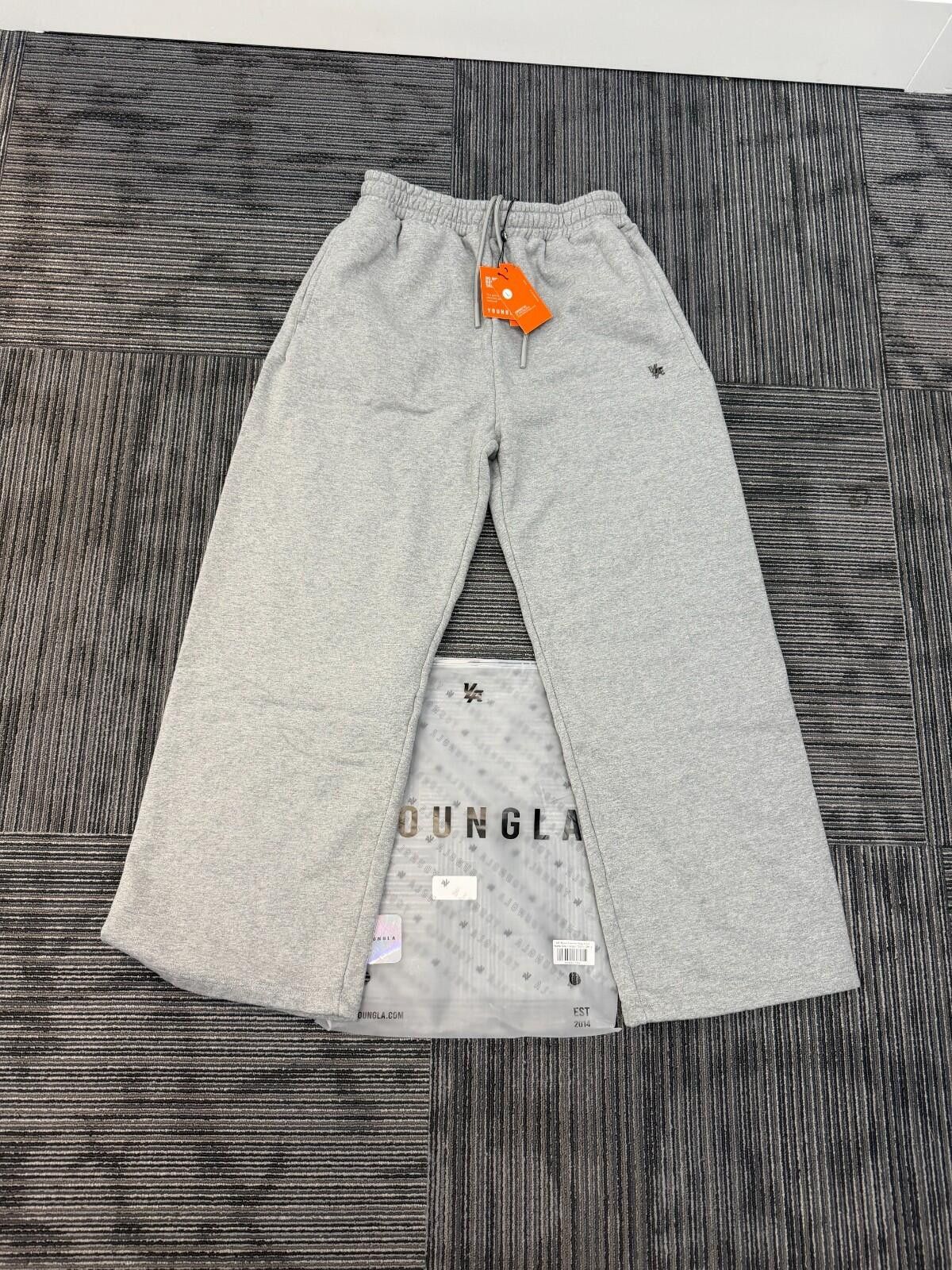 YoungLA YoungLA Mens Large Light Grey Wash- 2067 -Elevated Essential Size US 34 / EU 50 - 1 Thumbnail
