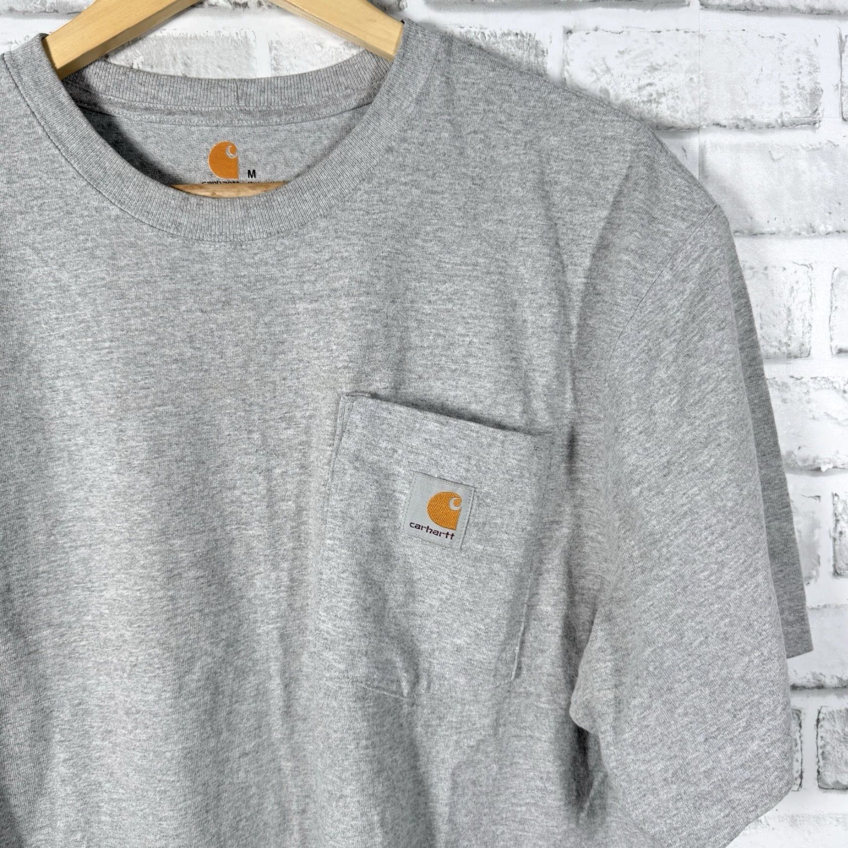 Carhartt Carhartt Original Fit Pocket Tee Gray Size M Mens Size US M / EU 48-50 / 2 - 2 Thumbnail