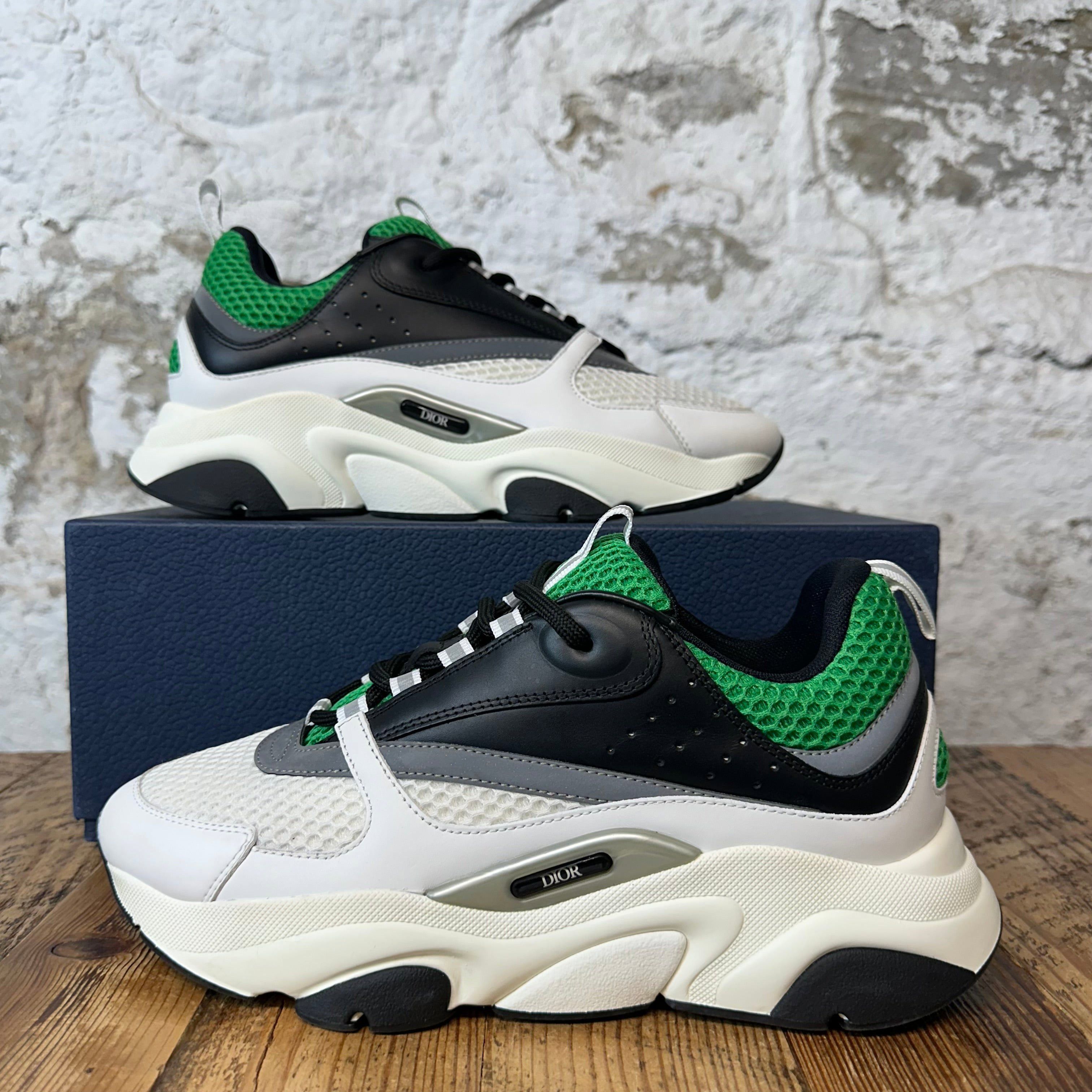 Dior Dior B22 Green Black White Sneaker Sz 7 (40) Size US 7 / EU 40 - 1 Thumbnail