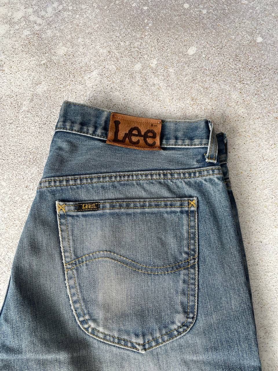 Lee × Vintage Vintage Lee Washed Blue Denim Baggy Pants Y2K Ultra Rare Size US 34 / EU 50 - 2 Thumbnail