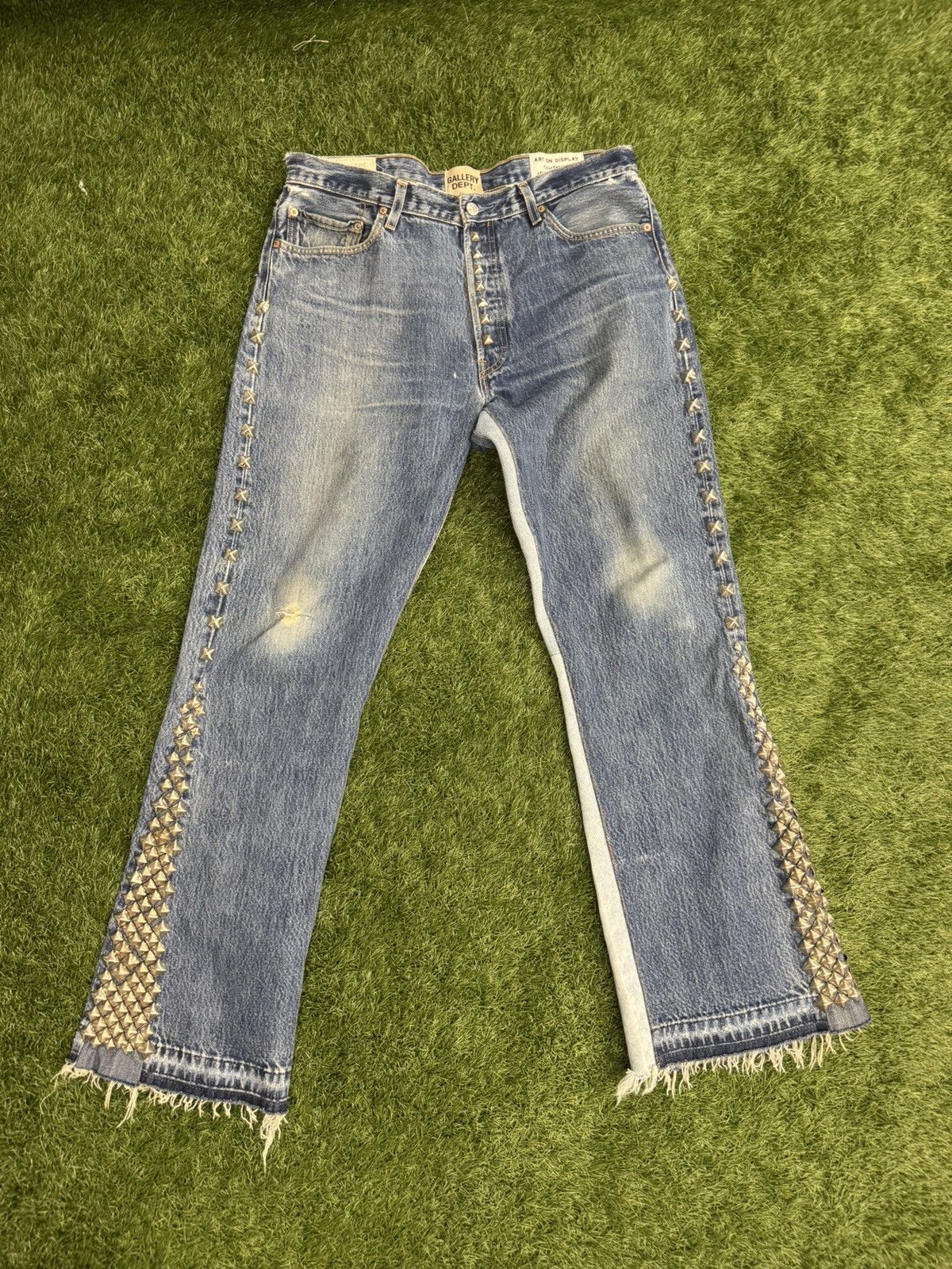 Gallery Dept. Gallery Dept.Studded La Flare Denim Jeans Size US 34 / EU 50 - 1 Thumbnail
