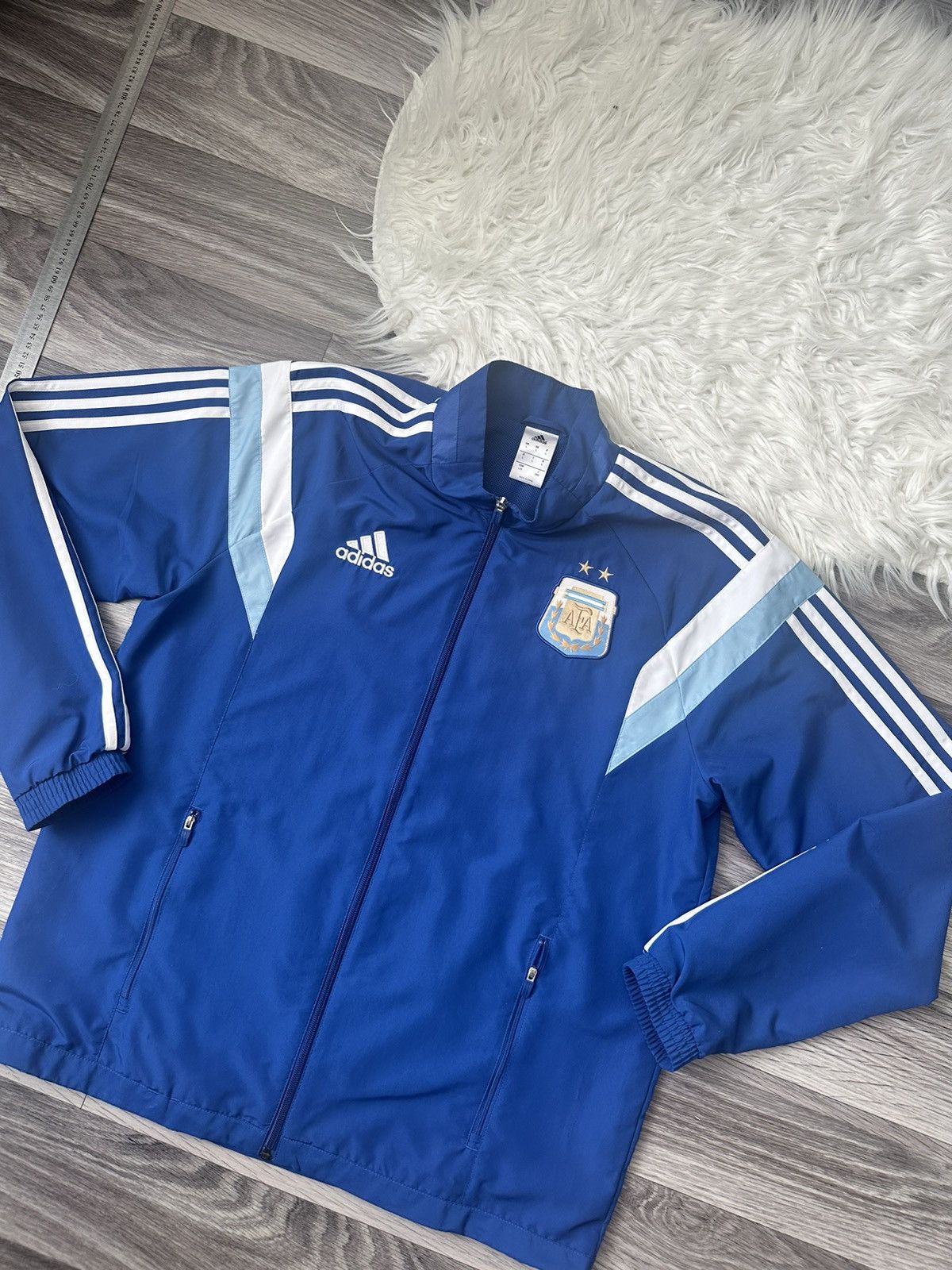 Adidas Adidas Argentina Vintage 2013-2014 Tracksuit hype y2k size L Size US L / EU 52-54 / 3 - 4 Thumbnail