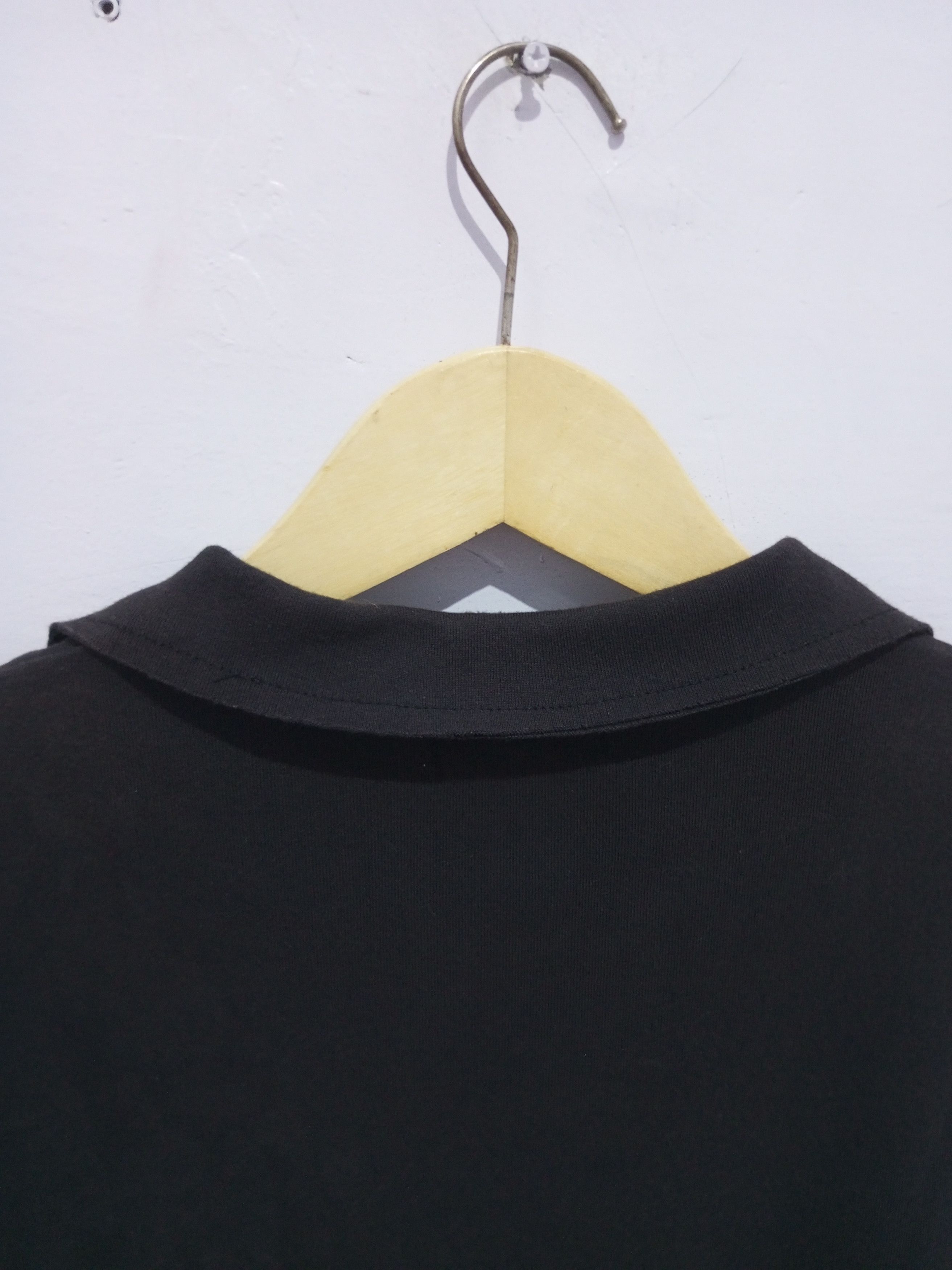 Tbj nearby double layer distressed polo shirt