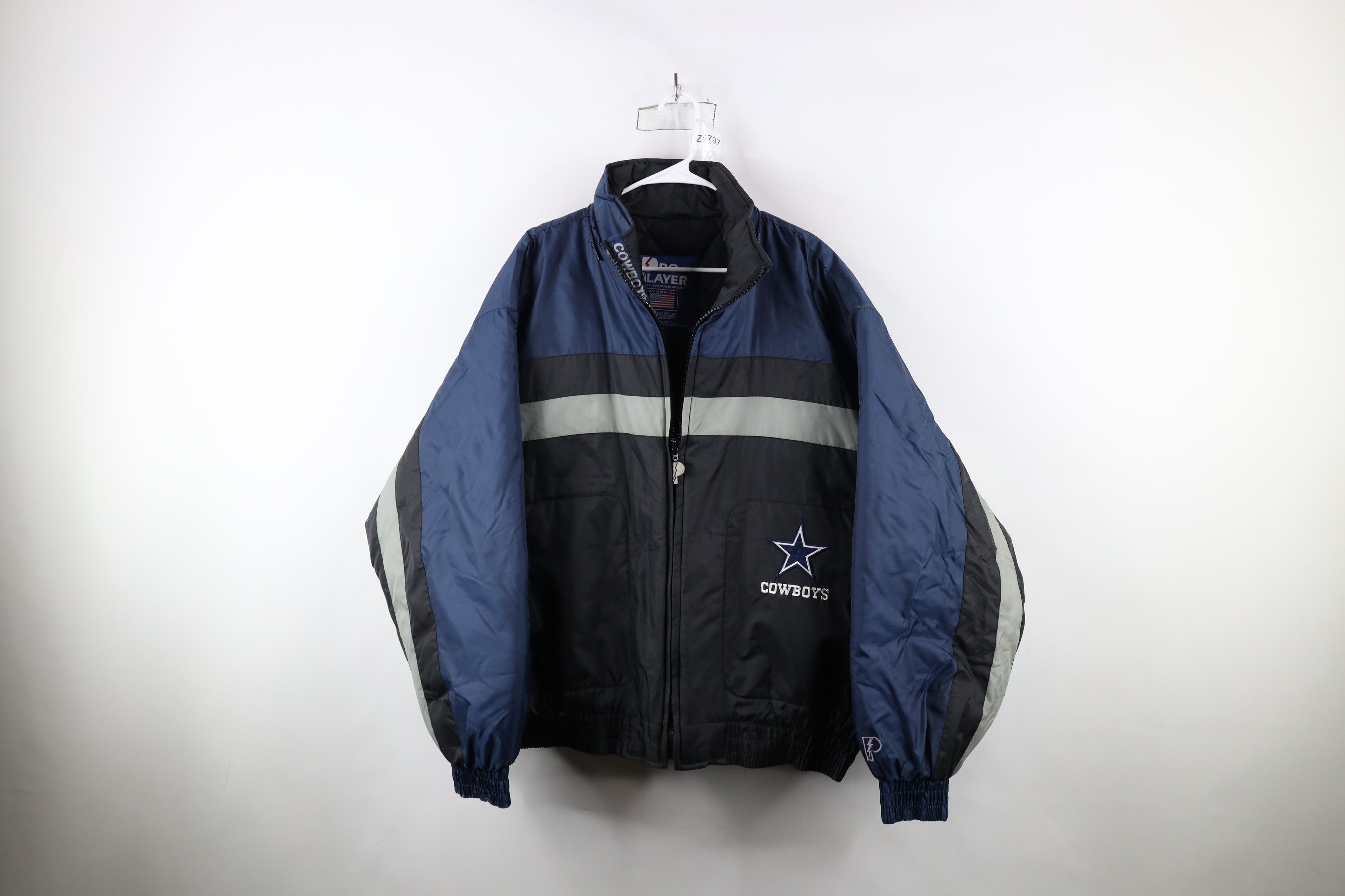 Vintage Vintage 90s Dallas Cowboys Football Quilted Puffer Jacket Size US XL / EU 56 / 4 - 1 Thumbnail
