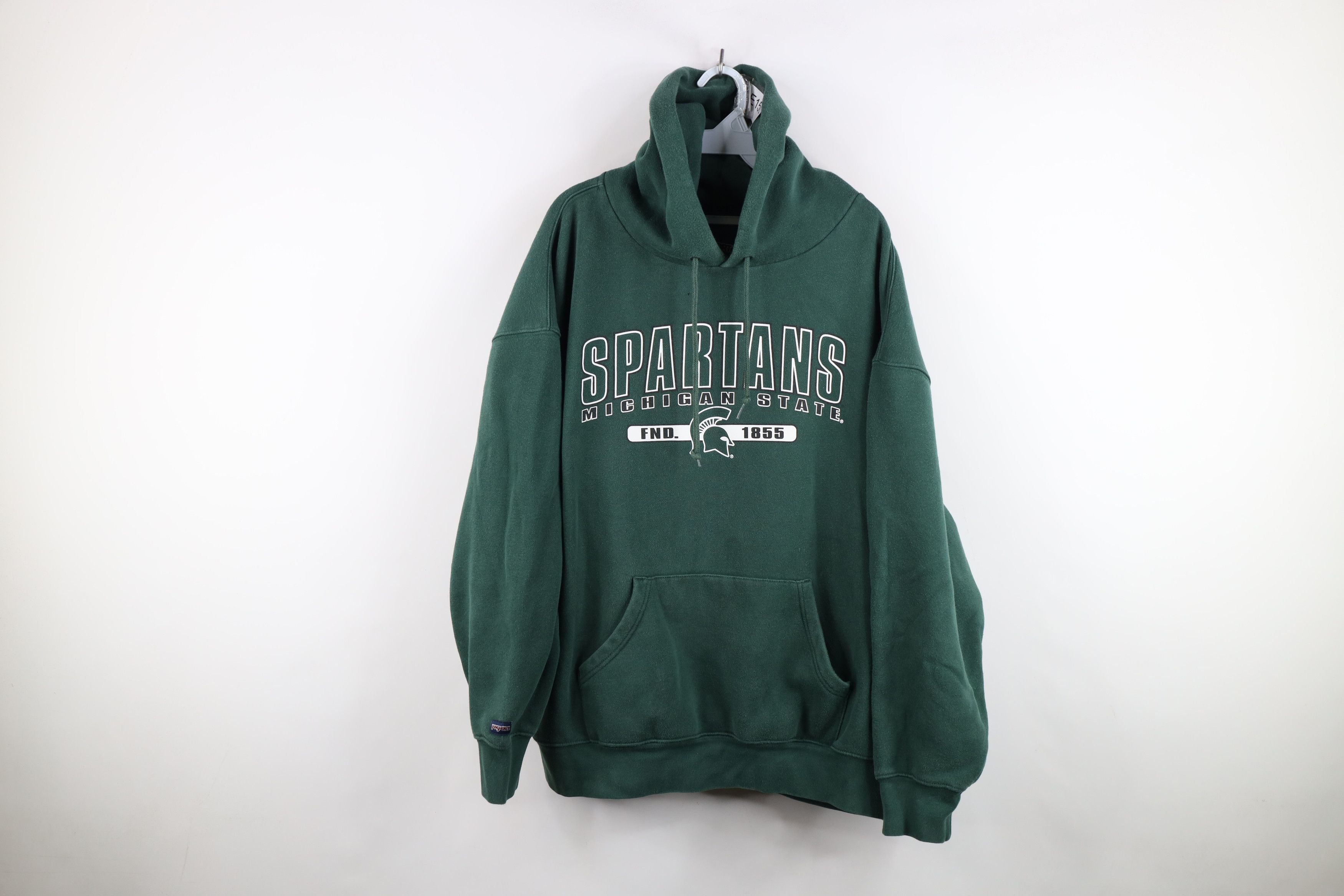 Vintage Vintage 90s Michigan State University Hoodie Sweatshirt Size US XXL / EU 58 / 5 - 1 Thumbnail