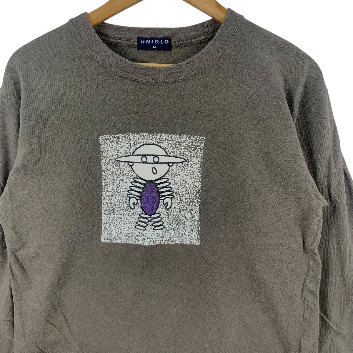 Uniqlo UNIQLO x ALIEN ANIME Illustration Cartoon Tee Shirt Top Size US M / EU 48-50 / 2 - 5 Thumbnail