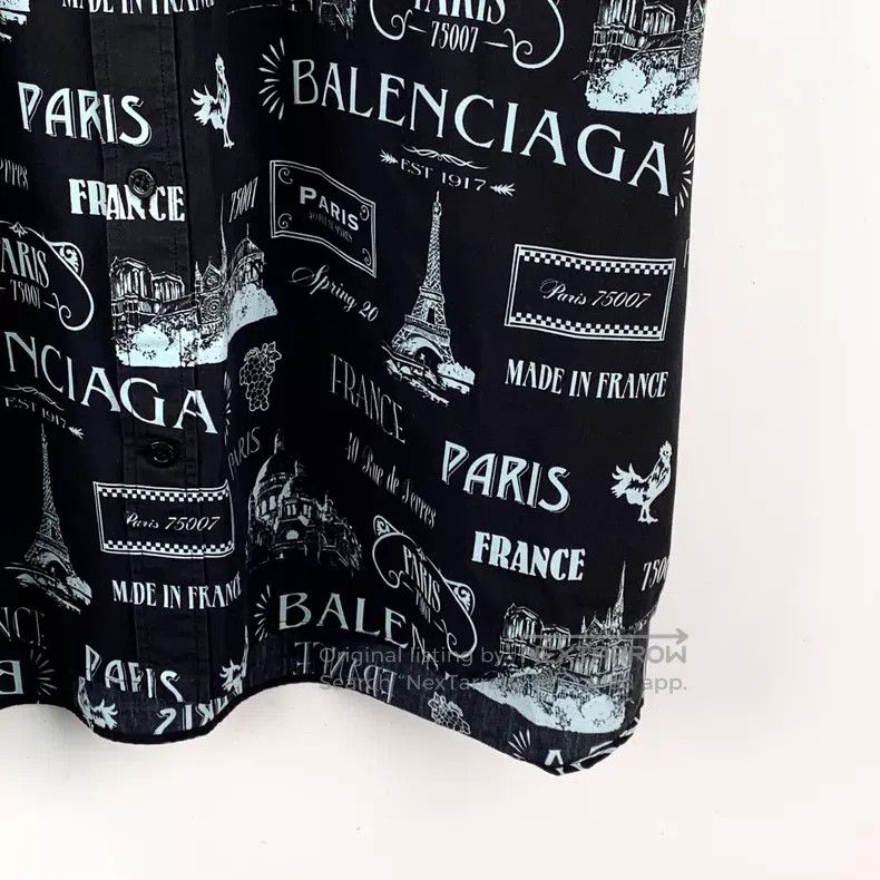 Other Balenciaga Size 41 Black Logo Letter Iron Tower Graffiti P Size US M / EU 48-50 / 2 - 4 Thumbnail