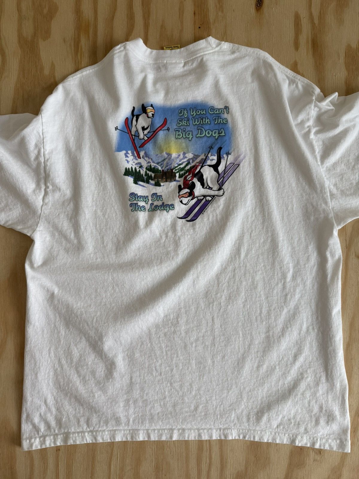 Big Dogs Vintage Big Dogs Ski Graphic T Shirt XL Single Stitch Style Size US XL / EU 56 / 4 - 11 Thumbnail