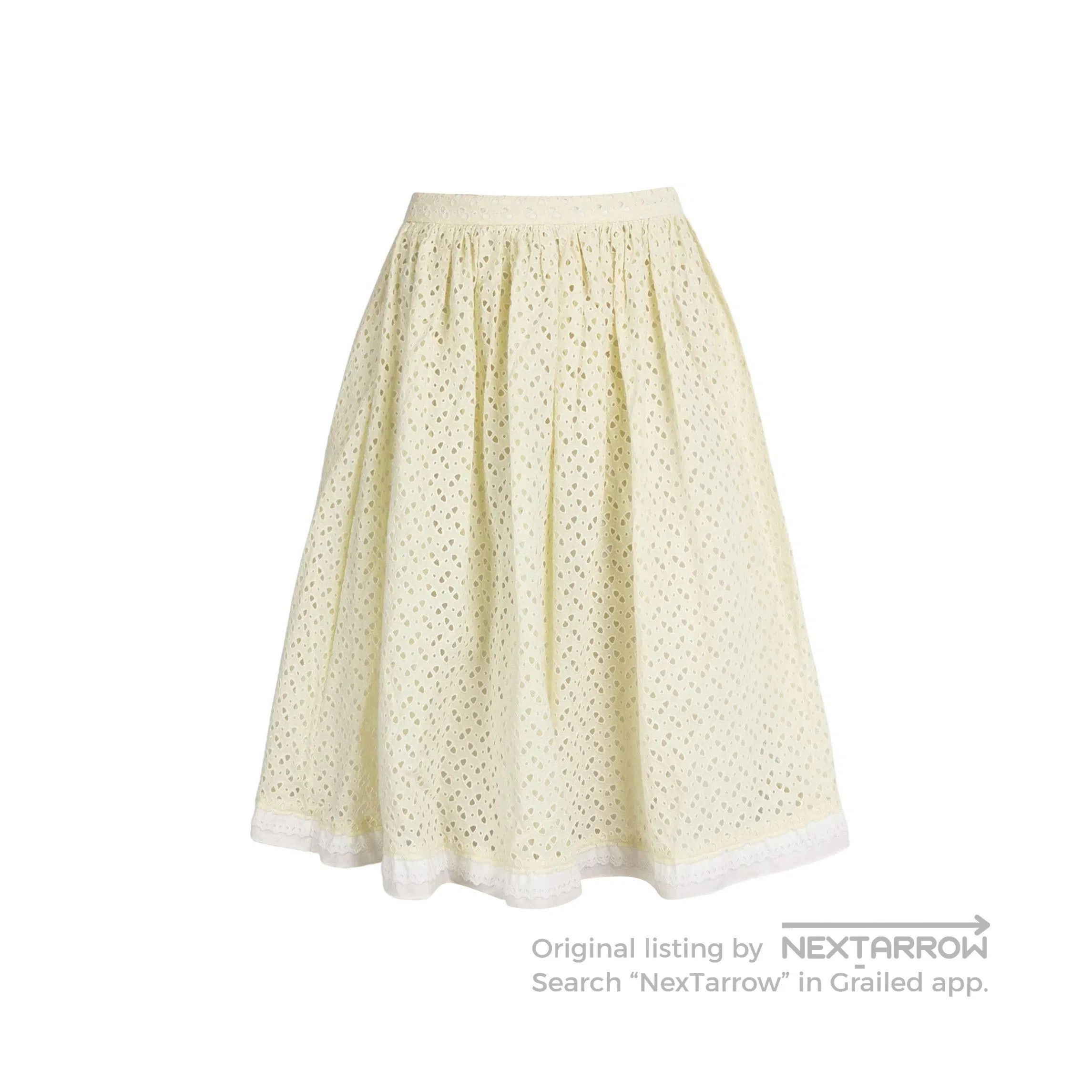 Prada Prada Color Block Lace Skirt Size 38 . Size 37" - 1 Thumbnail