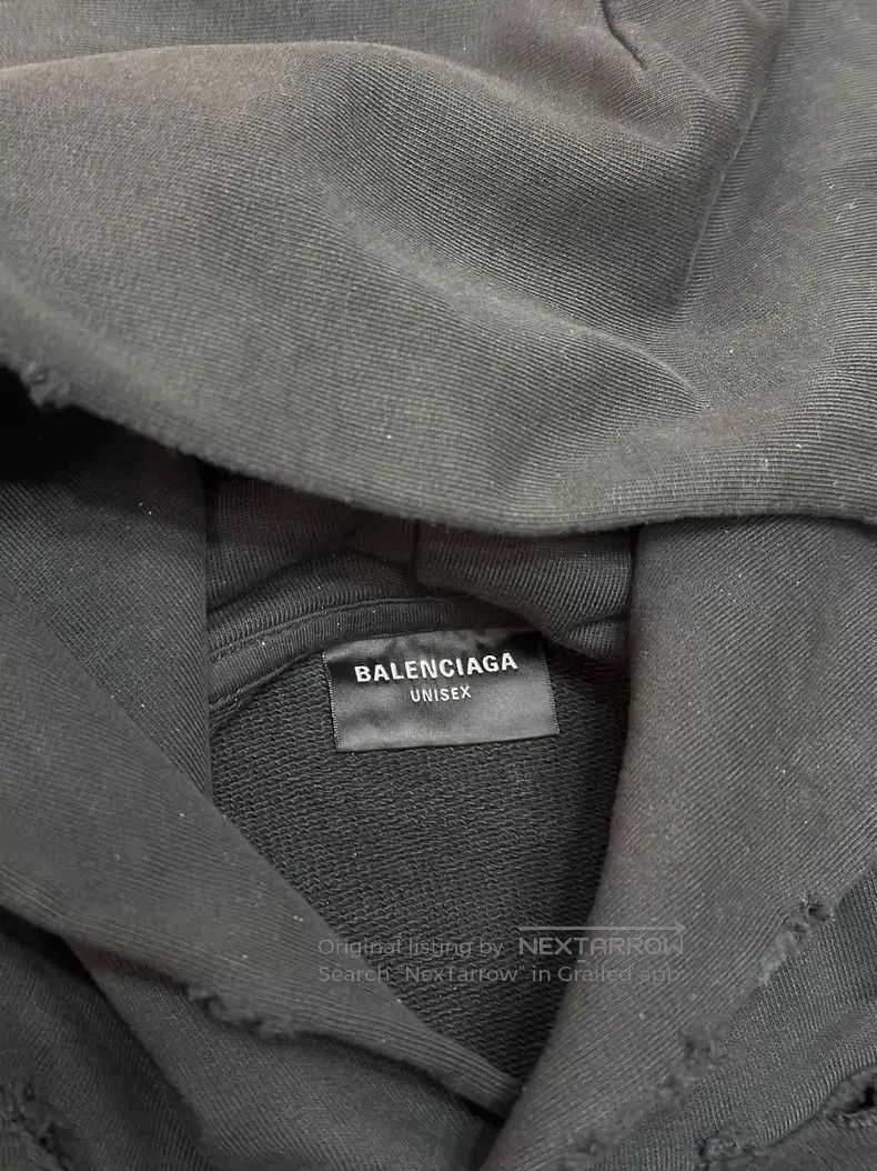 Balenciaga Balenciaga Letter Embroidered Sweatshirt Black Size US M / EU 48-50 / 2 - 3 Thumbnail