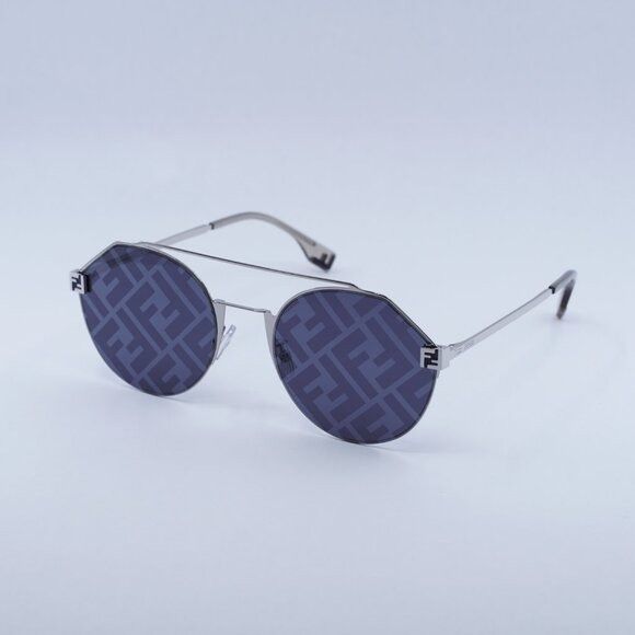 Fendi Fendi Fendi Roma 63 MM Rectangular Sunglasses in light 