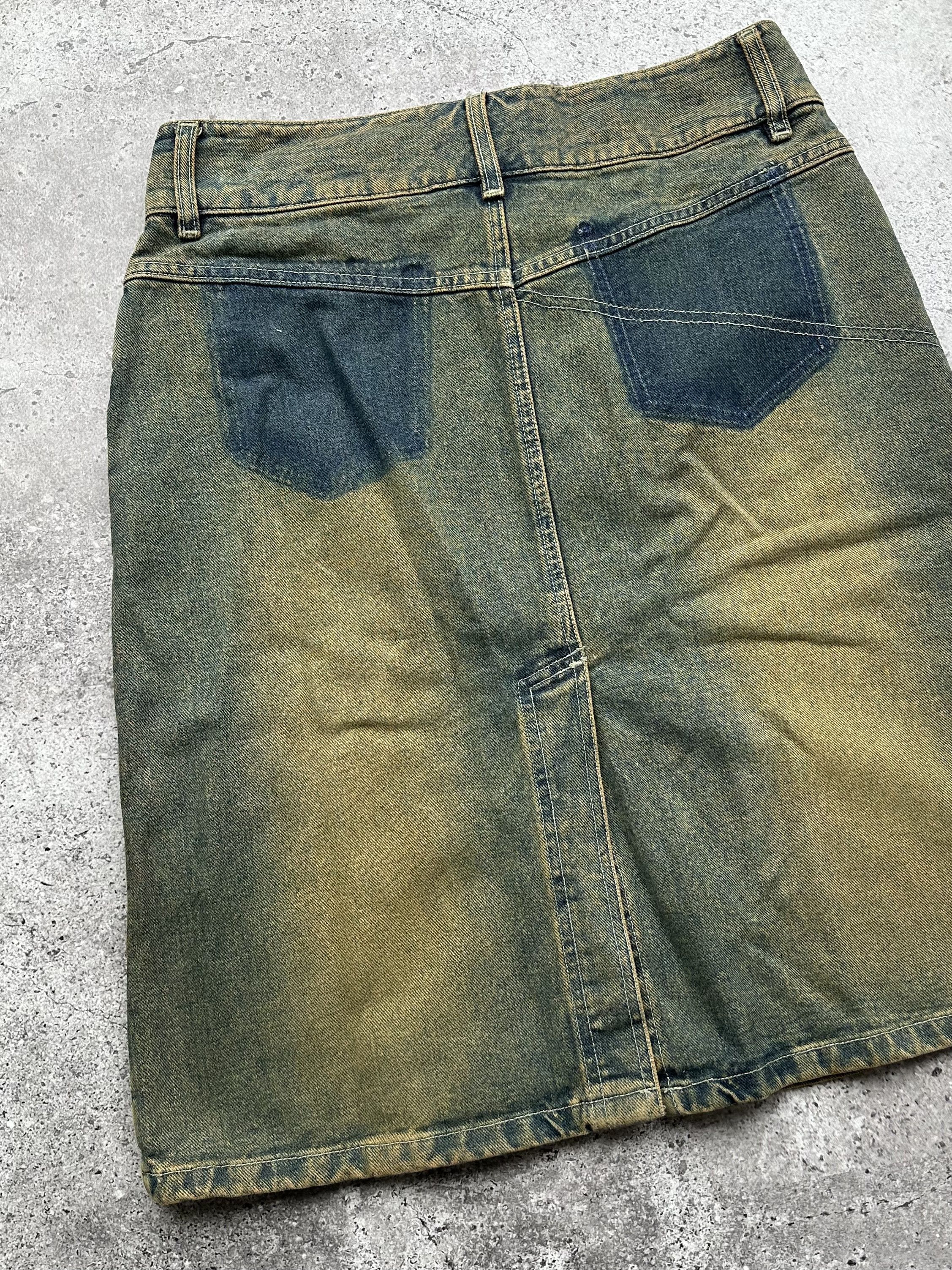 Japanese Brand Vintage Faded Skirt C256(V525) Size 28" / US 6 / IT 42 - 5 Thumbnail
