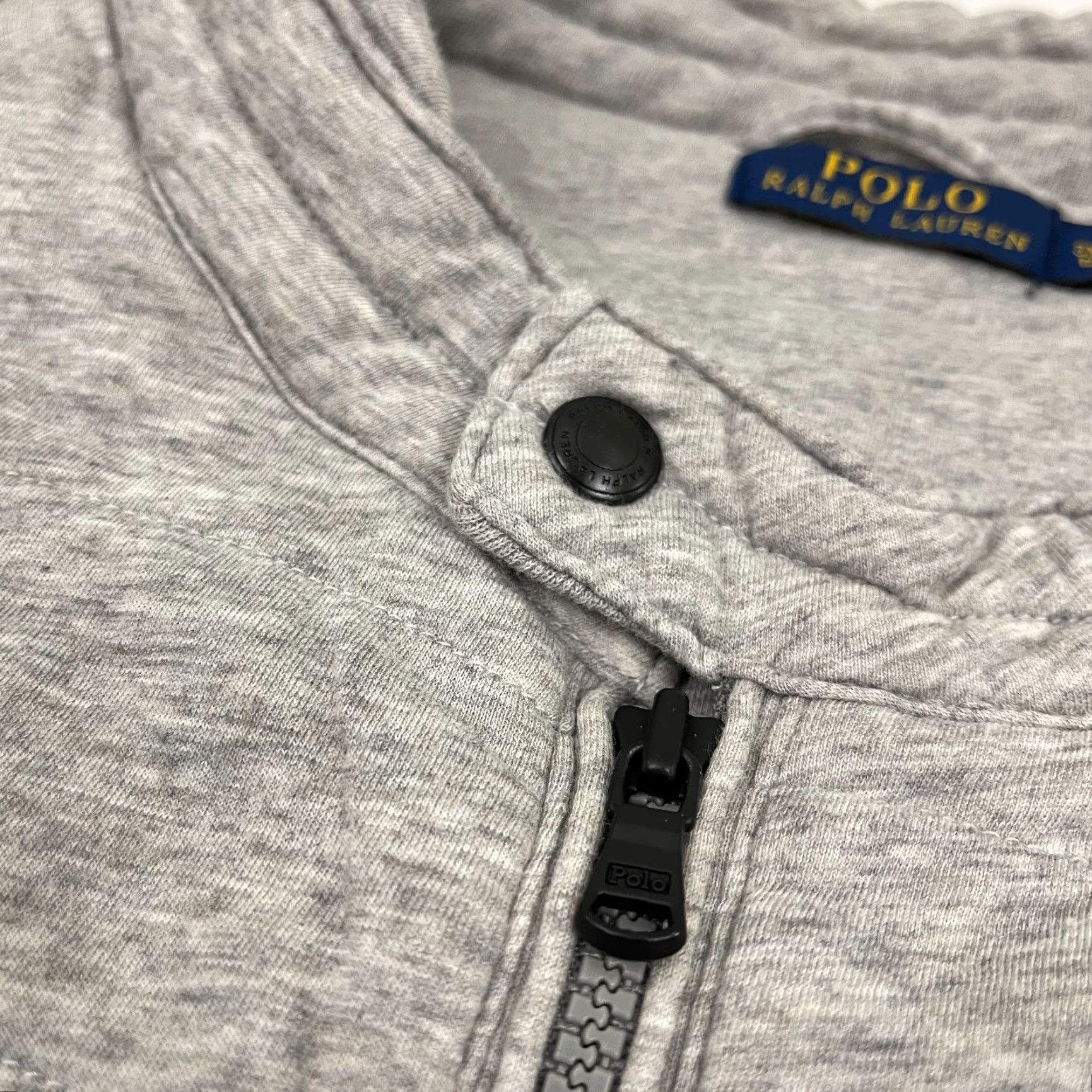 Polo Ralph Lauren VINTAGE Polo Ralph Lauren Vest Jacket Mens 3XLT Tall Gray Fleece Quilted Cotton Full Zip Size US XXL / EU 58 / 5 - 7 Thumbnail
