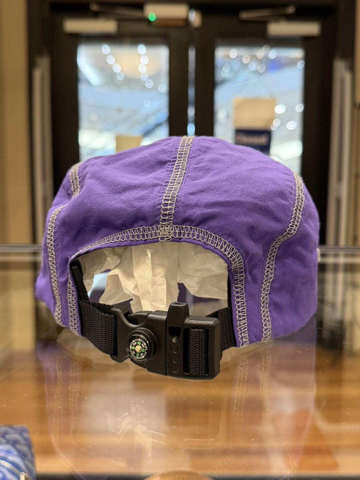 Supreme Supreme Reflective Stitching Camp Cap - Purple Size ONE SIZE - 5 Thumbnail