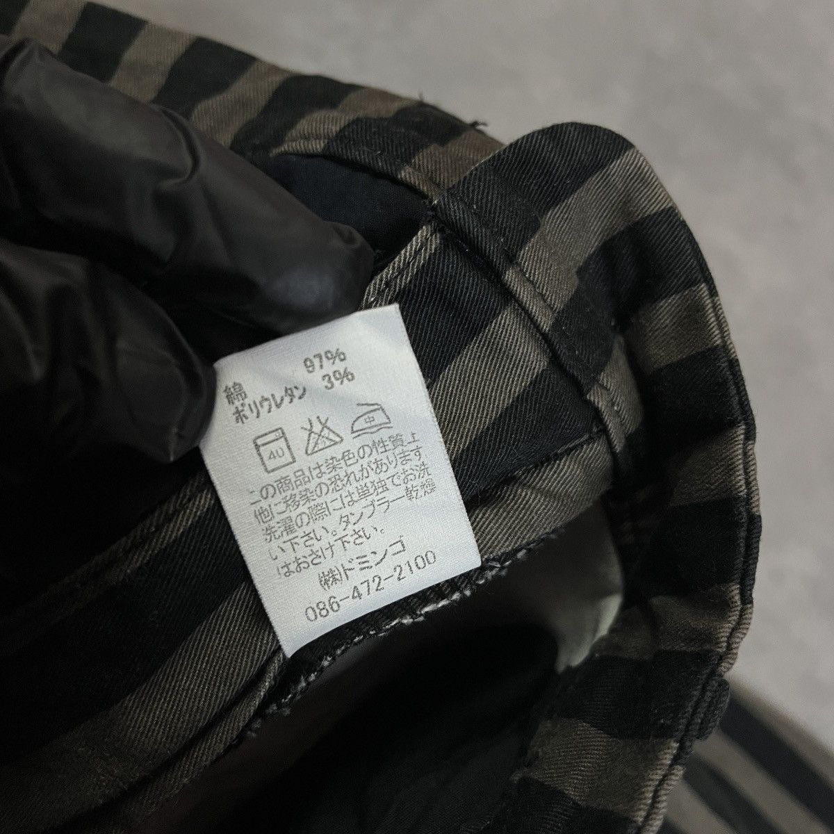 Japanese Brand 2000s D.M.G Japan Made Striped Trousers / Workwear Pants Size US 28 / EU 44 - 6 Thumbnail