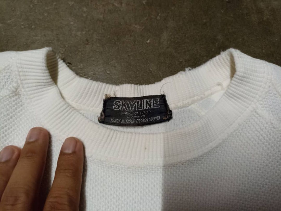 Issey Miyake Vintage Issey skyline sweatshirt Size US M / EU 48-50 / 2 - 8 Thumbnail