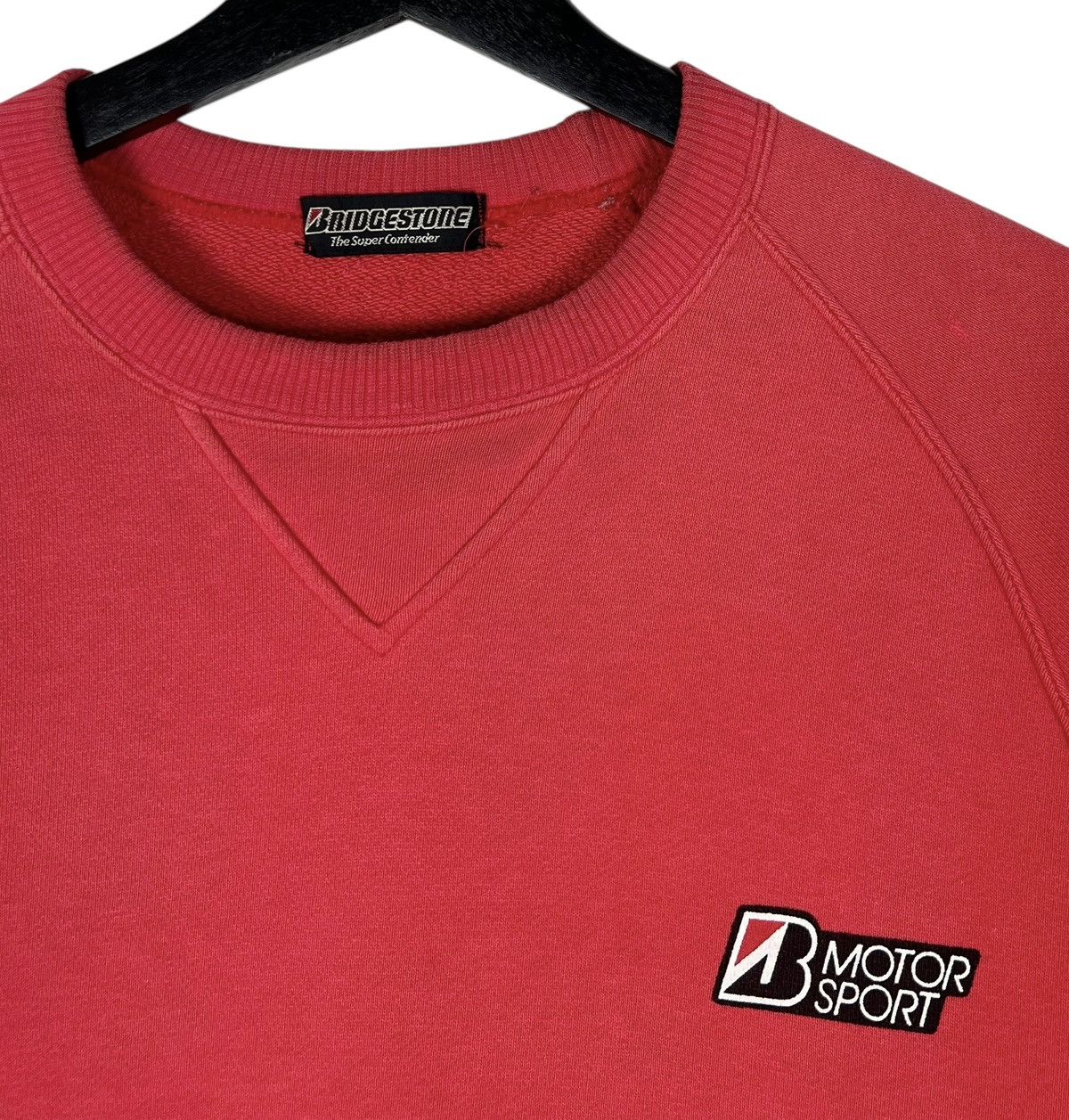 Gear for Sports 80s Vintage Distressed Bridgestone Motorsport Sweatshirt Size US M / EU 48-50 / 2 - 3 Thumbnail