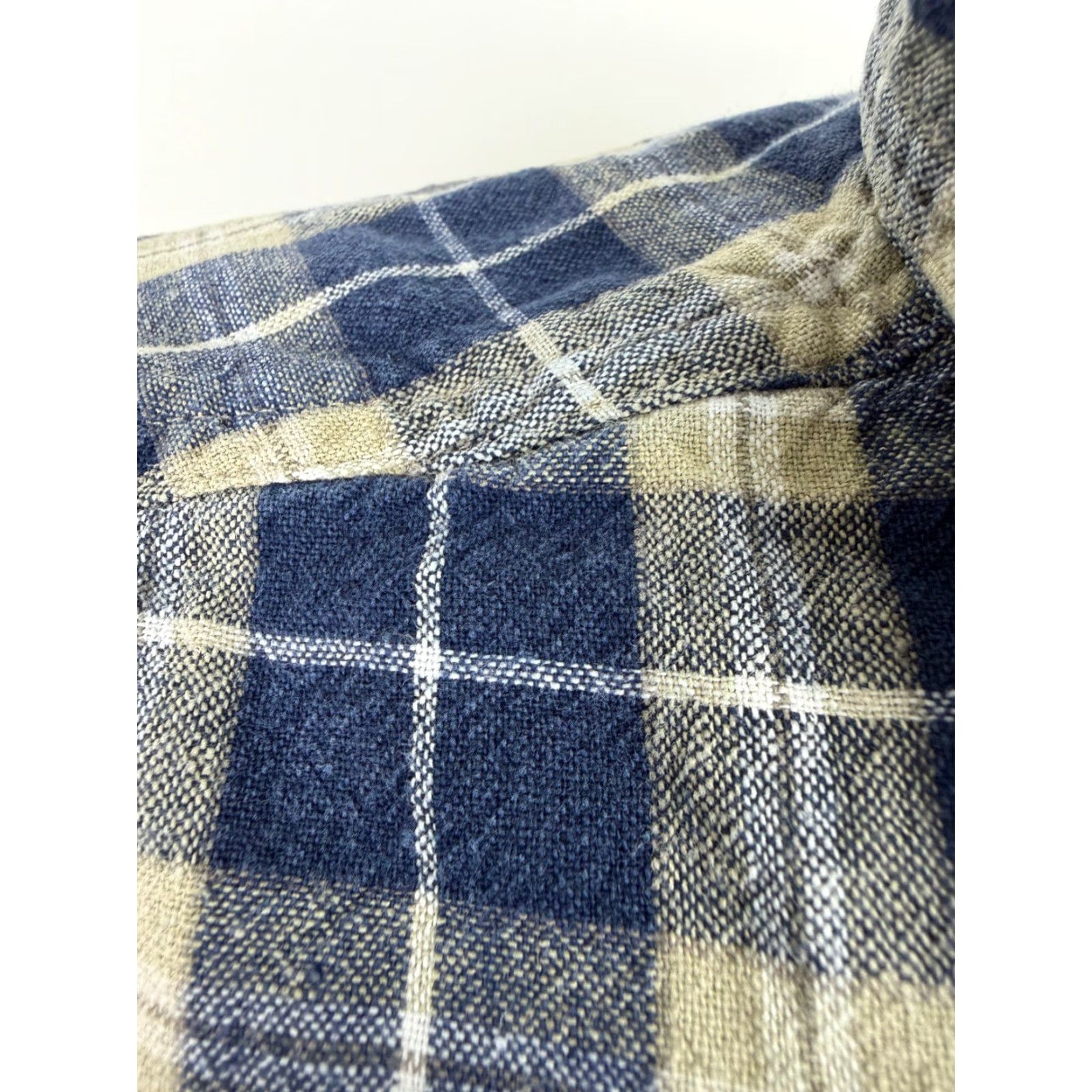 Vintage VINTAGE Northwest Territory 90s Plaid Button-Up Shirt Men Medium Blue Linen Blend Casual Grunge Size US M / EU 48-50 / 2 - 5 Thumbnail