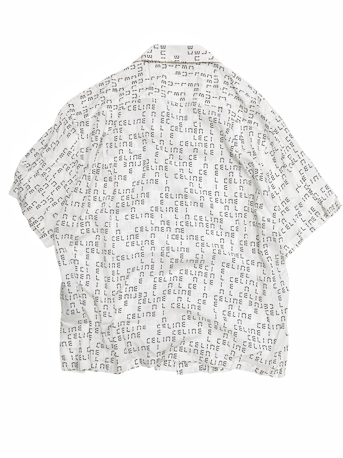 Celine Digital Clock Viscose Shirt Size US M / EU 48-50 / 2 - 2 Thumbnail