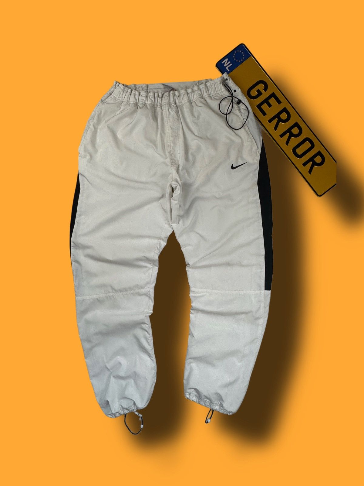 Nike × Vintage NIKE VINTAGE BASIC LOGO OVERSIZE BAGGY PANTS Size US 34 / EU 50 - 1 Thumbnail