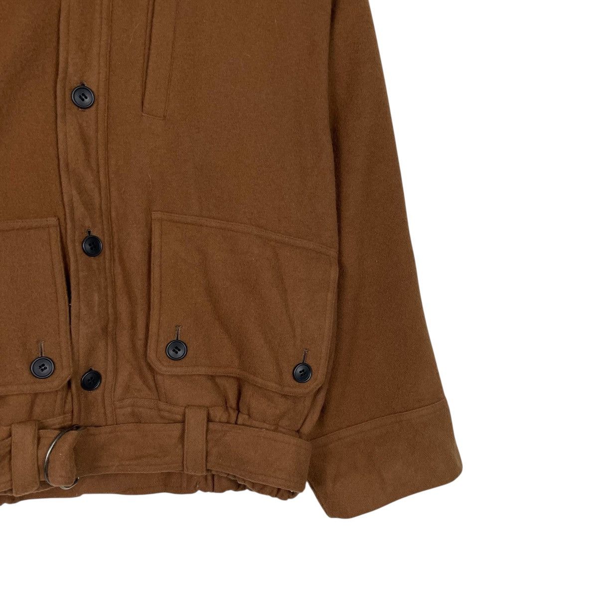 Japanese Brand Jack Morris Brown Hooded Wool Jacket Size US M / EU 48-50 / 2 - 4 Thumbnail