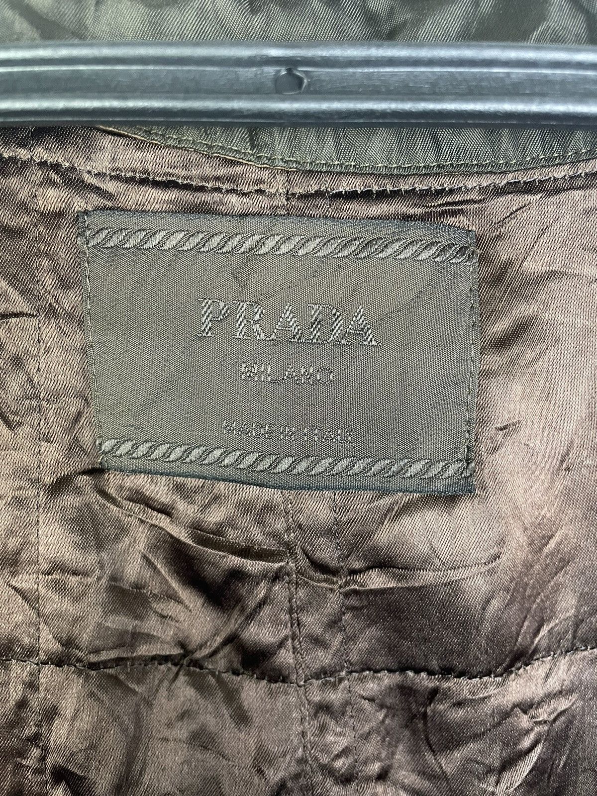 Prada 🔥Rare Prada Double Breasted Belted Nylon Trech Coat Size L / US 10 / IT 46 - 2 Thumbnail