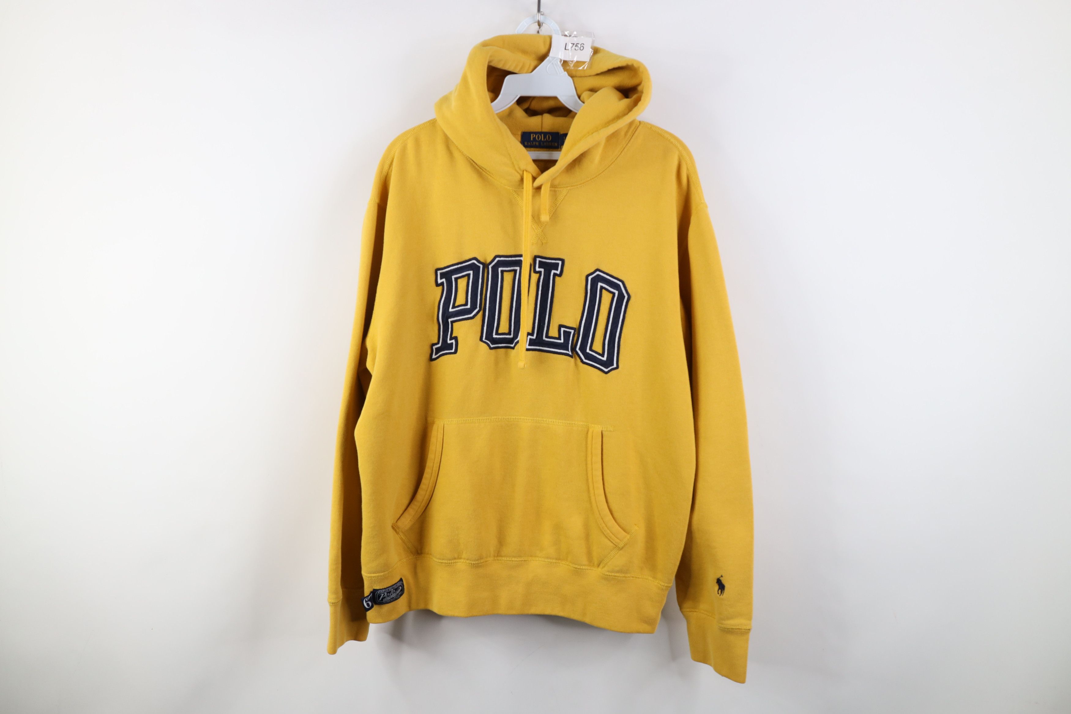 Polo Ralph Lauren Vintage Y2K Ralph Lauren Block Letter Hoodie Sweatshirt Size US L / EU 52-54 / 3 - 1 Thumbnail