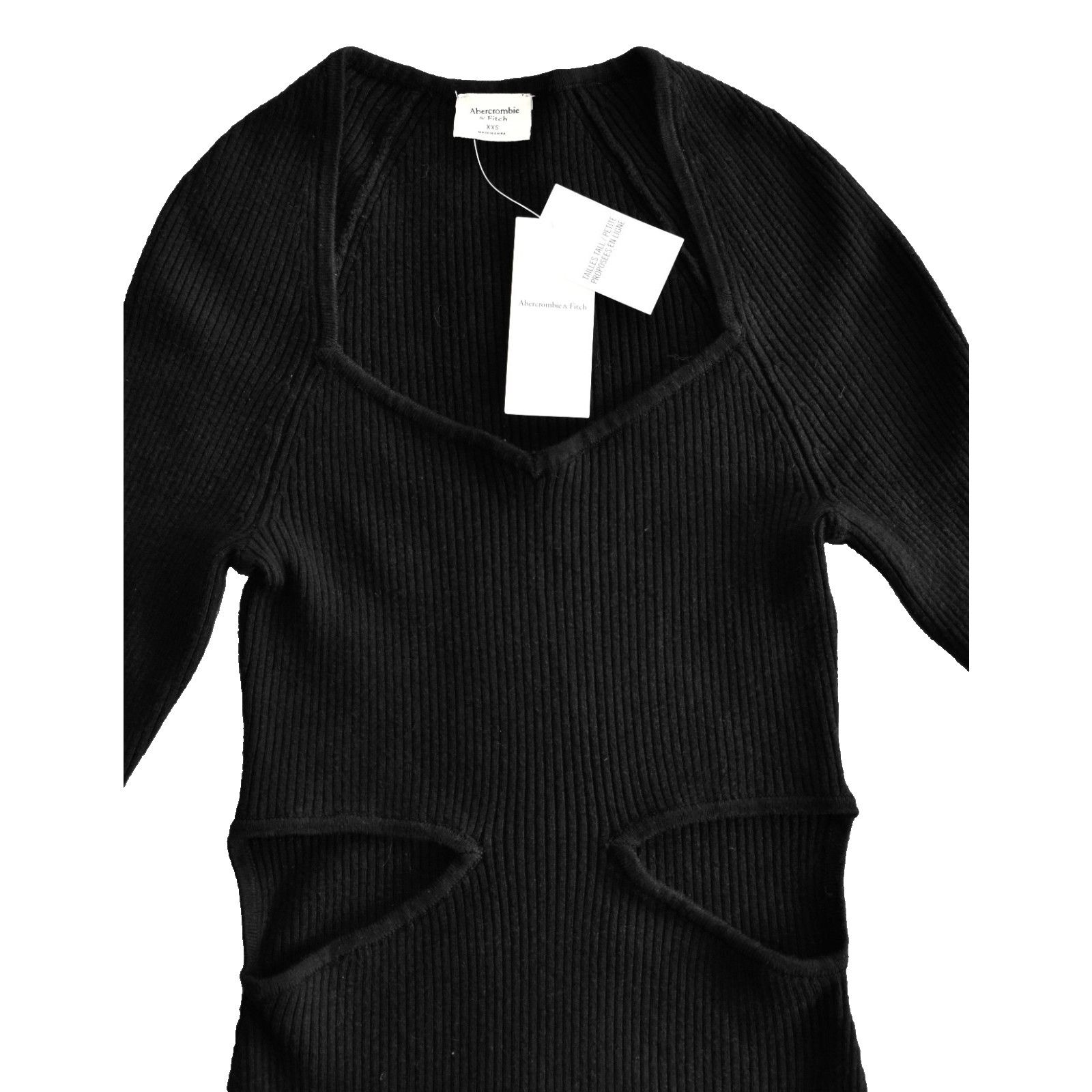 Abercrombie & Fitch NWT ABERCROMBIE & FITCH Cutout Petite Sweater Dress XXS $100 Size XXS / US 00 / IT 34 - 5 Thumbnail