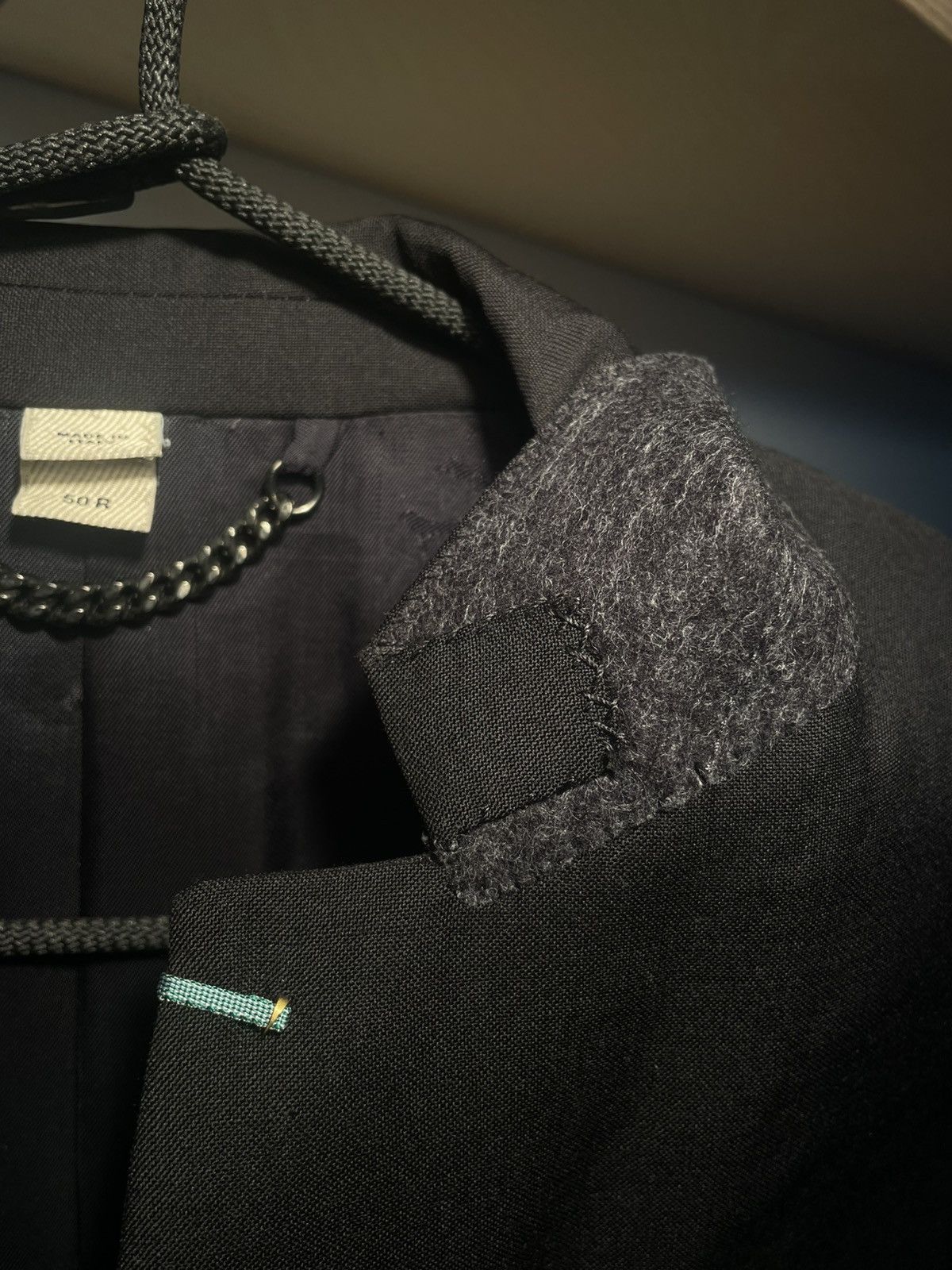 Burberry Black Virgin Wool Blazer (50R) Size 40R - 4 Thumbnail