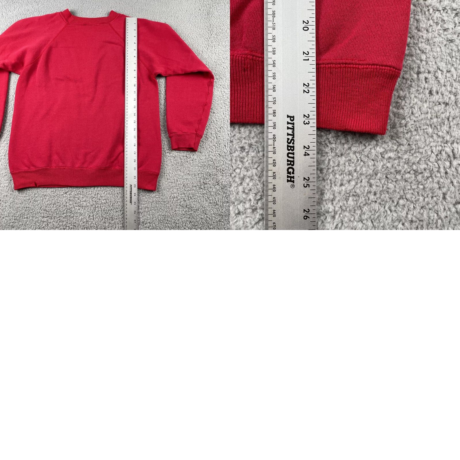 Hanes VINTAGE Hanes Sweatshirt Mens M Red 50/50 Pullover Activewear - 19" Across 23" Down Blank 50/50 Made In USA Size US M / EU 48-50 / 2 - 11 Thumbnail