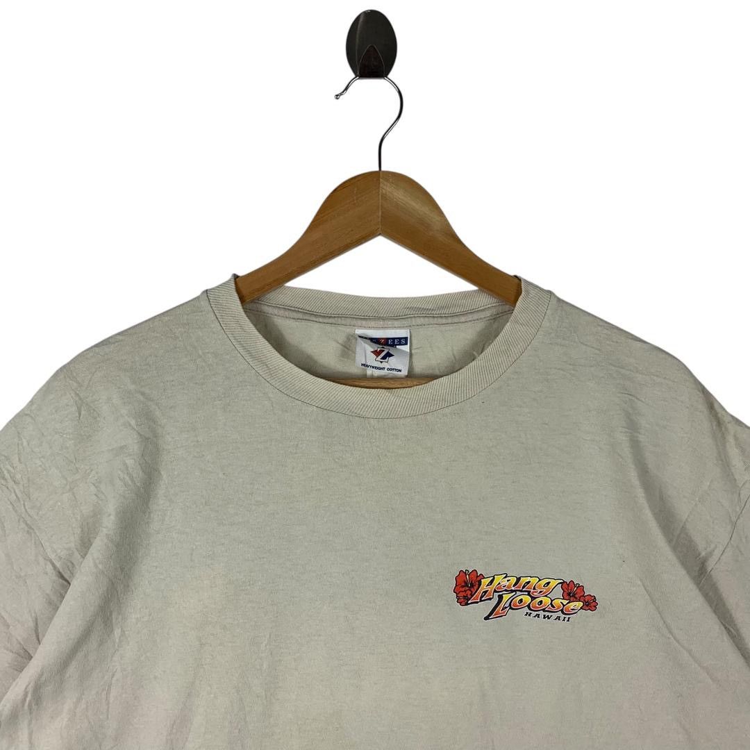 Jerzees Vintage HANG LOOSE HAWAII printed tee Size US L / EU 52-54 / 3 - 3 Thumbnail