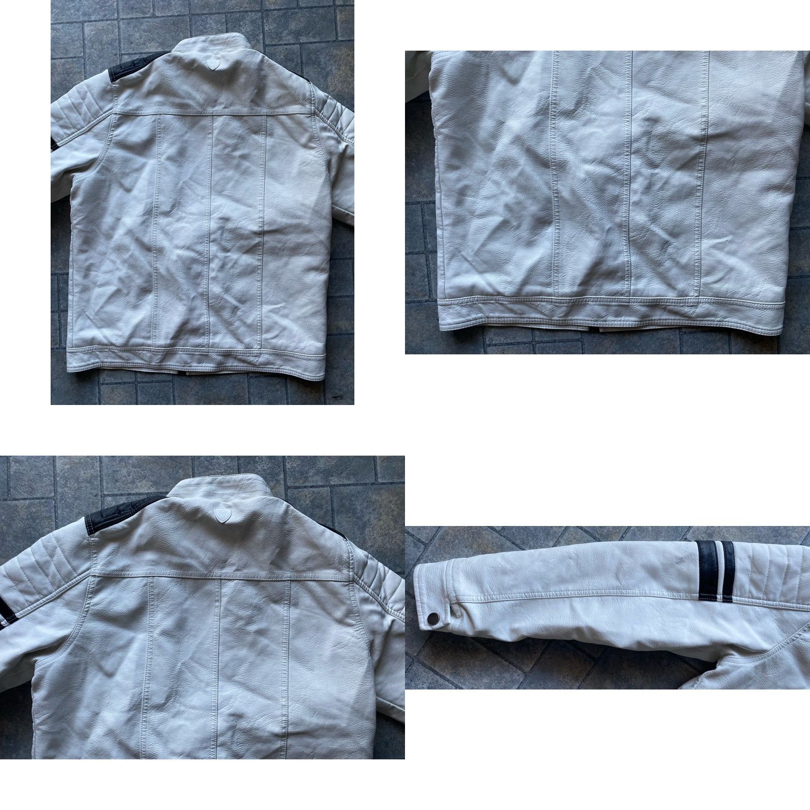 Vintage Bleu Grandeur Jacket White Size Small Mens Zip Up Polyester Jacket S White Men Size US S / EU 44-46 / 1 - 9 Thumbnail
