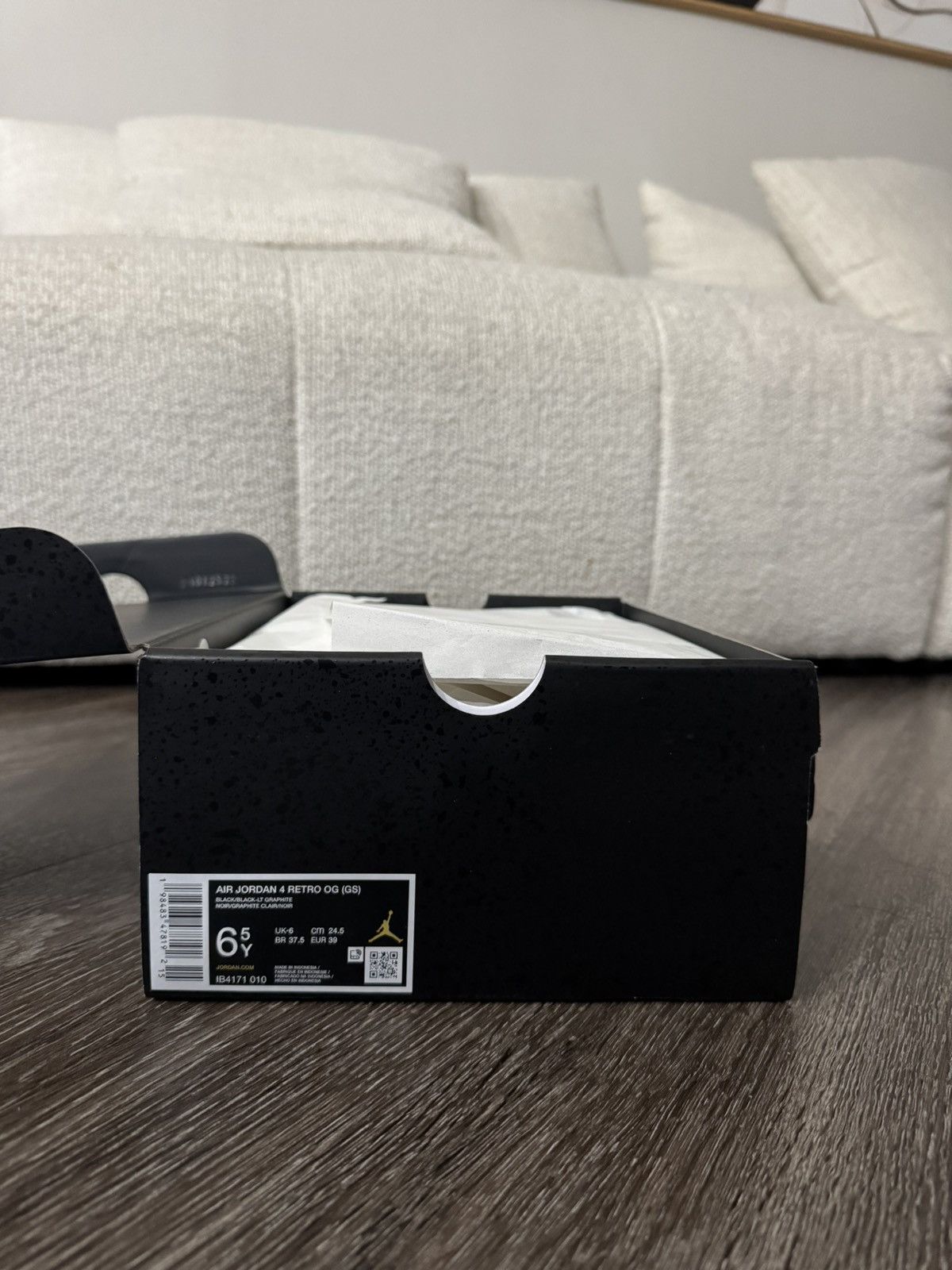 Jordan Brand Air Jordan 4 Retro ‘Black Cat’ (2025) Size US 6.5 / EU 39-40 - 8 Thumbnail