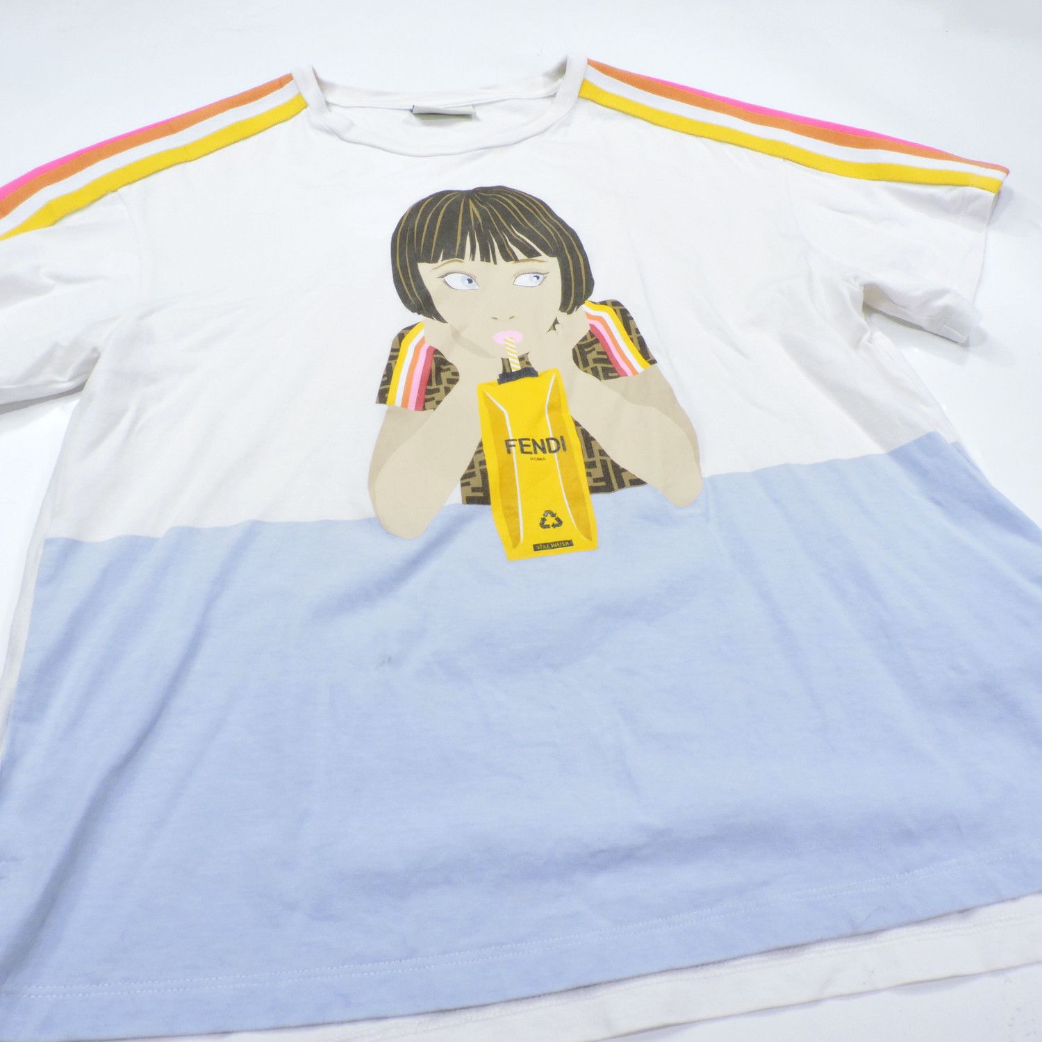 Fendi FENDI GIRL STILL WATER BIG PRINTED T-SHIRT Size M / US 6-8 / IT 42-44 - 8 Thumbnail