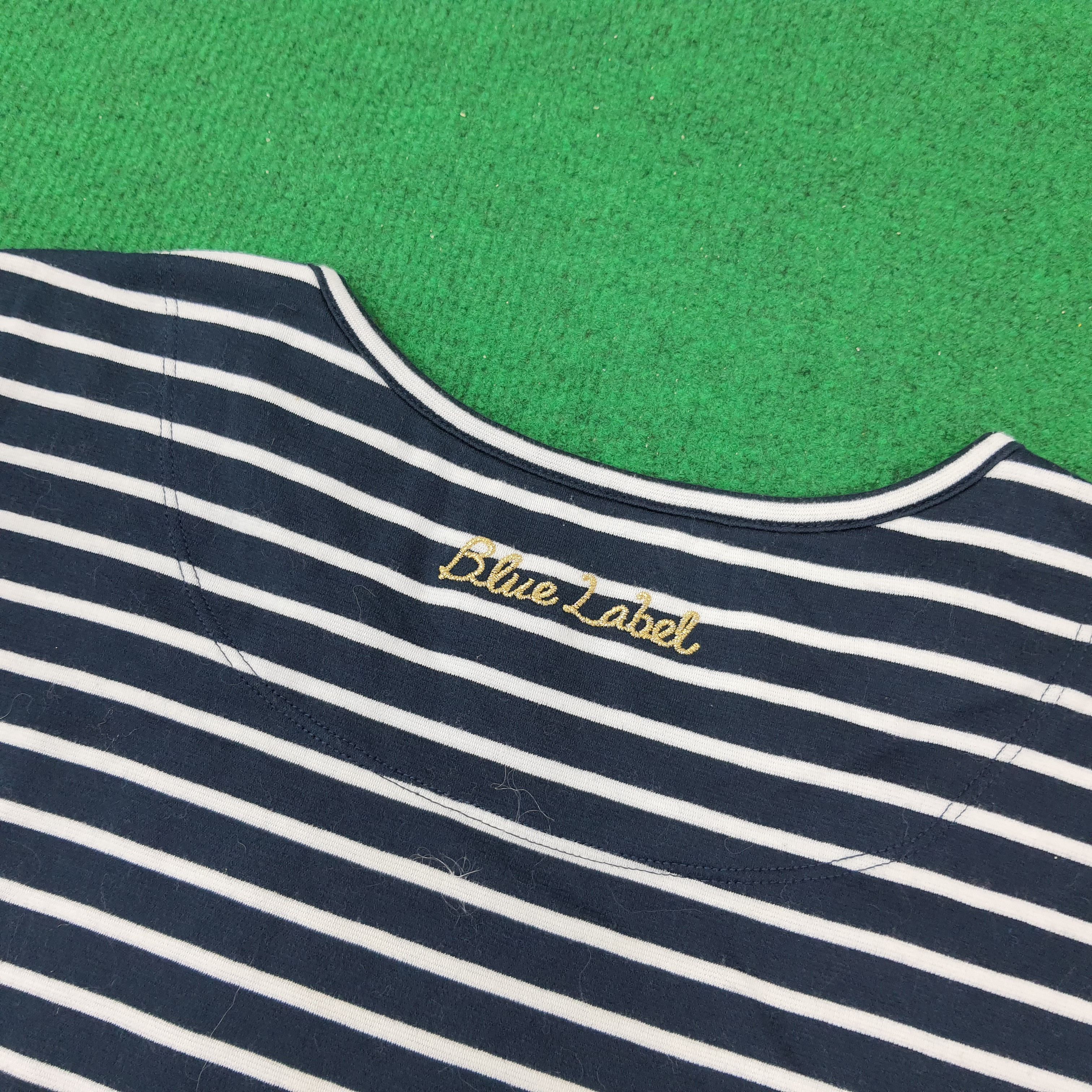Burberry × Vintage Vintage Burberry Blue Label Stripes Maxi Dresses C196N4 Size S / US 4 / IT 40 - 5 Thumbnail
