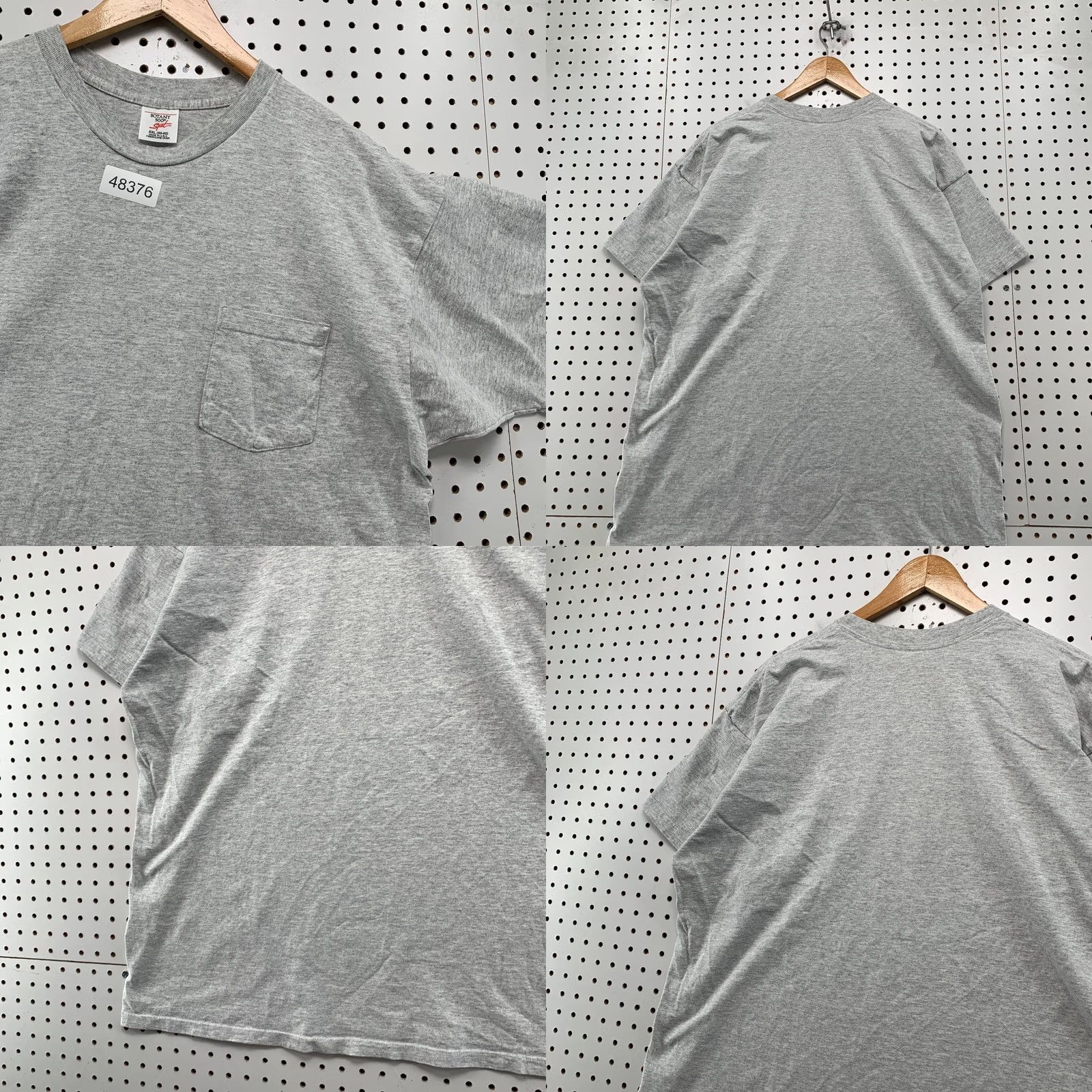 Vintage Vintage Botany 500 Pocket T Shirt Mens 2XL Gray Single Stitch USA Size US XXL / EU 58 / 5 - 9 Thumbnail
