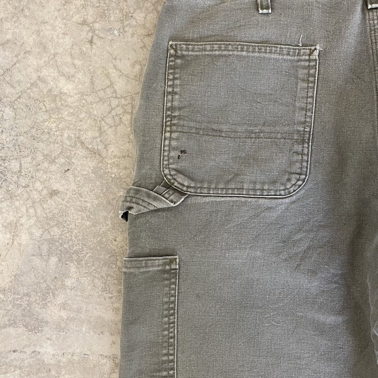 Carhartt × Vintage Vintage Carhartt Faded Moss Green Carpenter Work Pants Size US 36 / EU 52 - 22 Thumbnail
