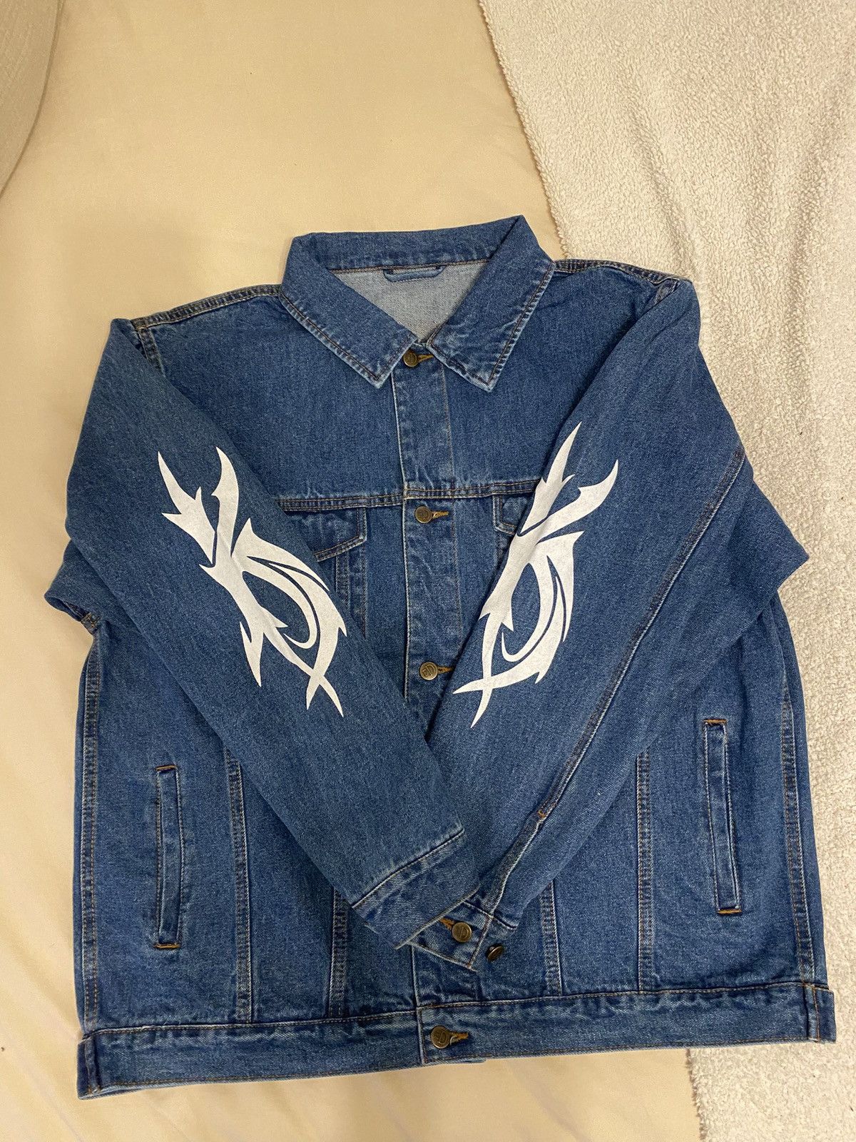 Kim Krueger kim krueger denim jacket size XL Size US XL / EU 56 / 4 - 1 Thumbnail