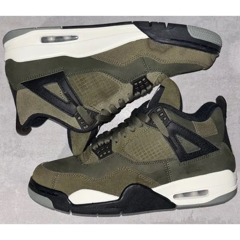 Nike Air Jordan 4 Retro “Craft Medium Olive” Size US 8 / EU 41 - 2 Thumbnail