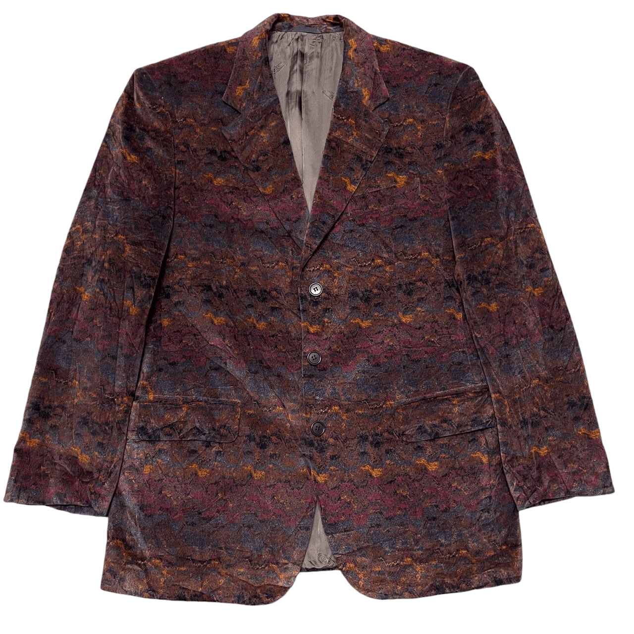 Missoni Vintage Missoni Uomo Printed Blazer Coat Size US M / EU 48-50 / 2 - 1 Thumbnail