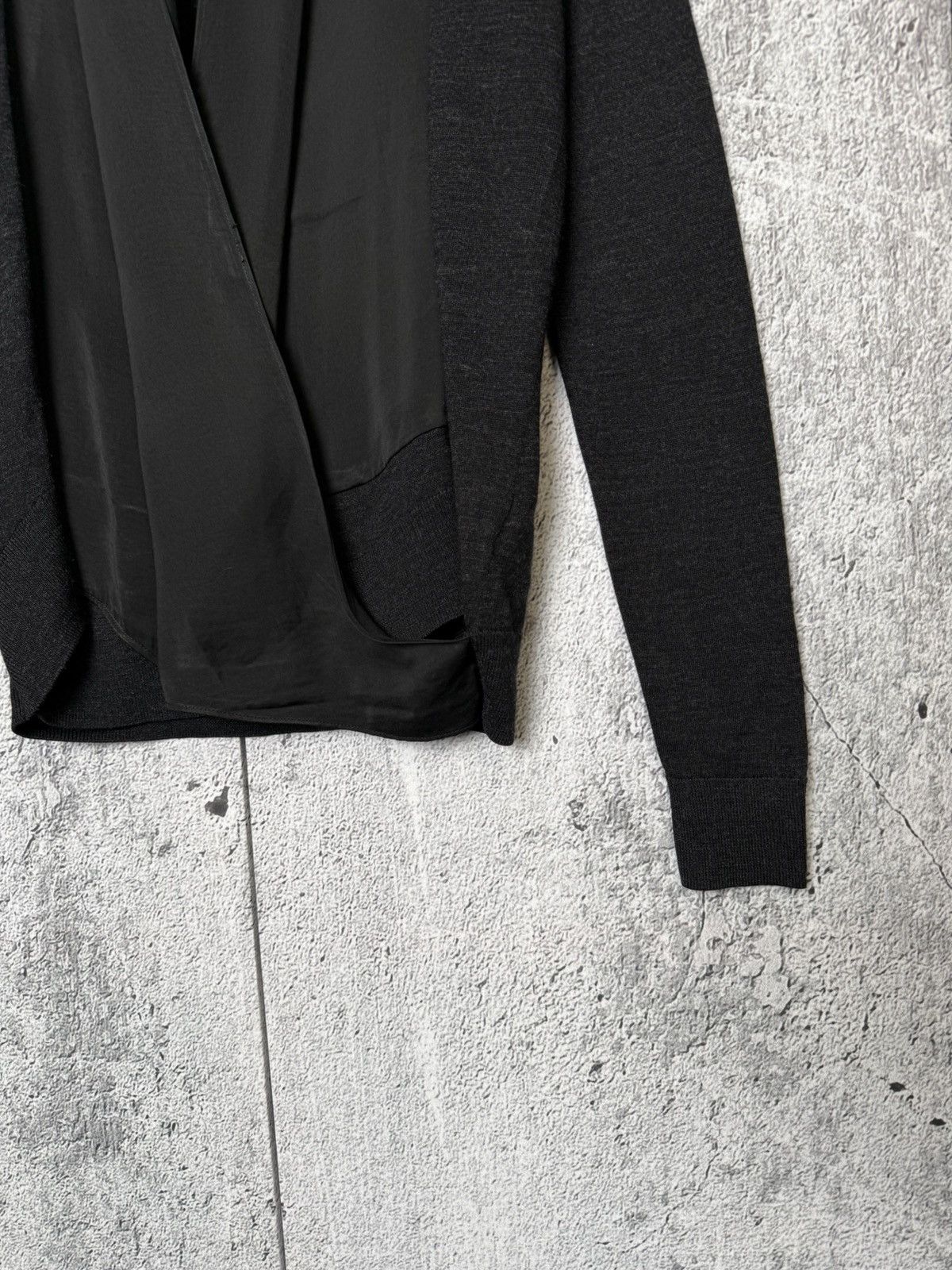 Allsaints AllSaints Rola Panel Black Merino Wool Cardigan Jumper sz S Size S / US 4 / IT 40 - 4 Thumbnail