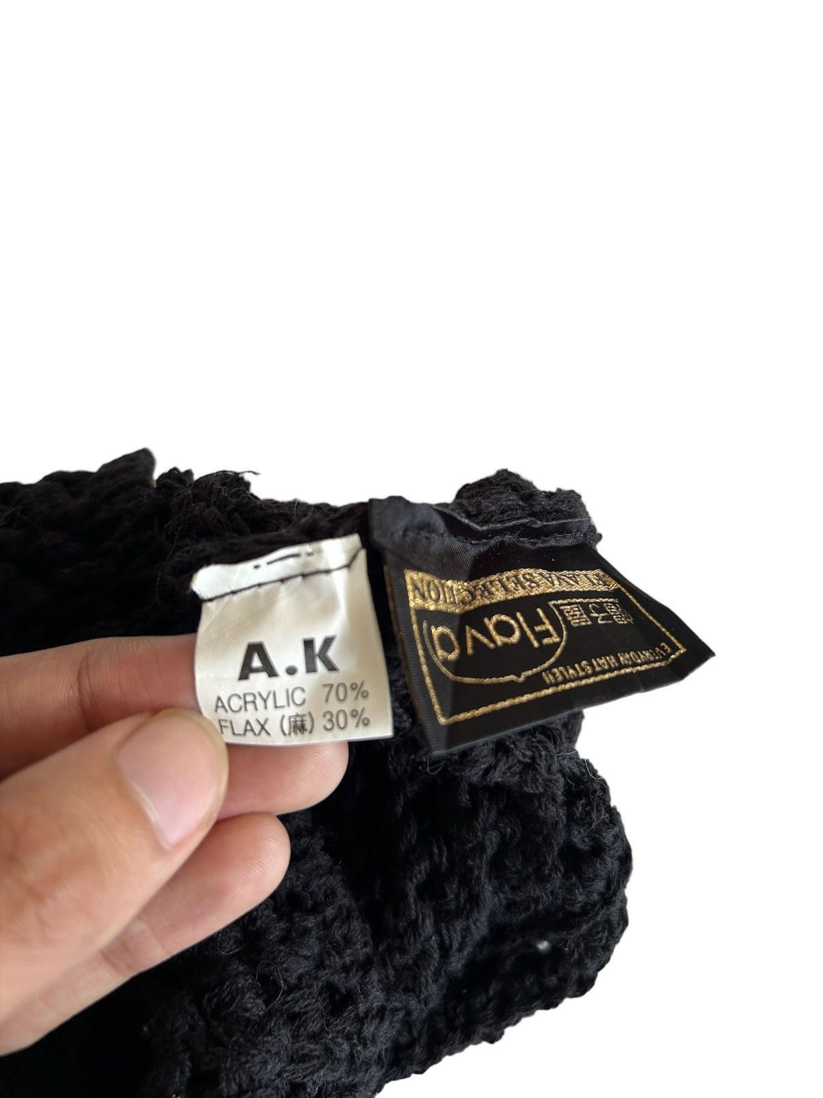 14th Addiction × Japanese Brand × Le Grande Bleu (L.G.B.) ☠️Punk Bondage Style Beanie Hats☠️ Size ONE SIZE - 5 Thumbnail