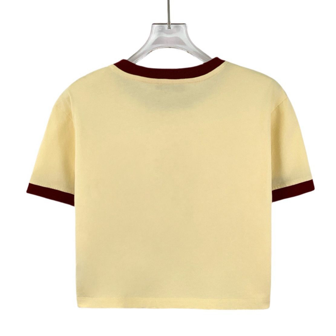 Miu Miu Miu Miu Tee Logo Print Cotton Yellow (Size S) Size S / US 4 / IT 40 - 4 Thumbnail