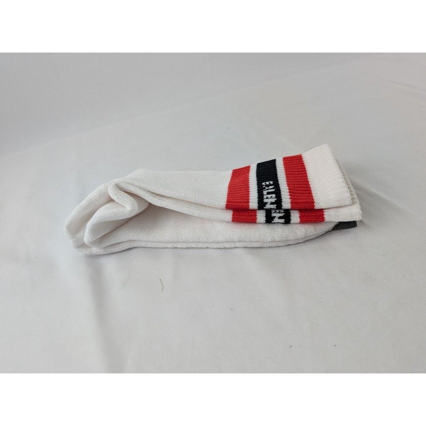 Balenciaga o1rshd1 Size: XL / Stripe Socks in White/Black/Red Size ONE SIZE - 5 Thumbnail